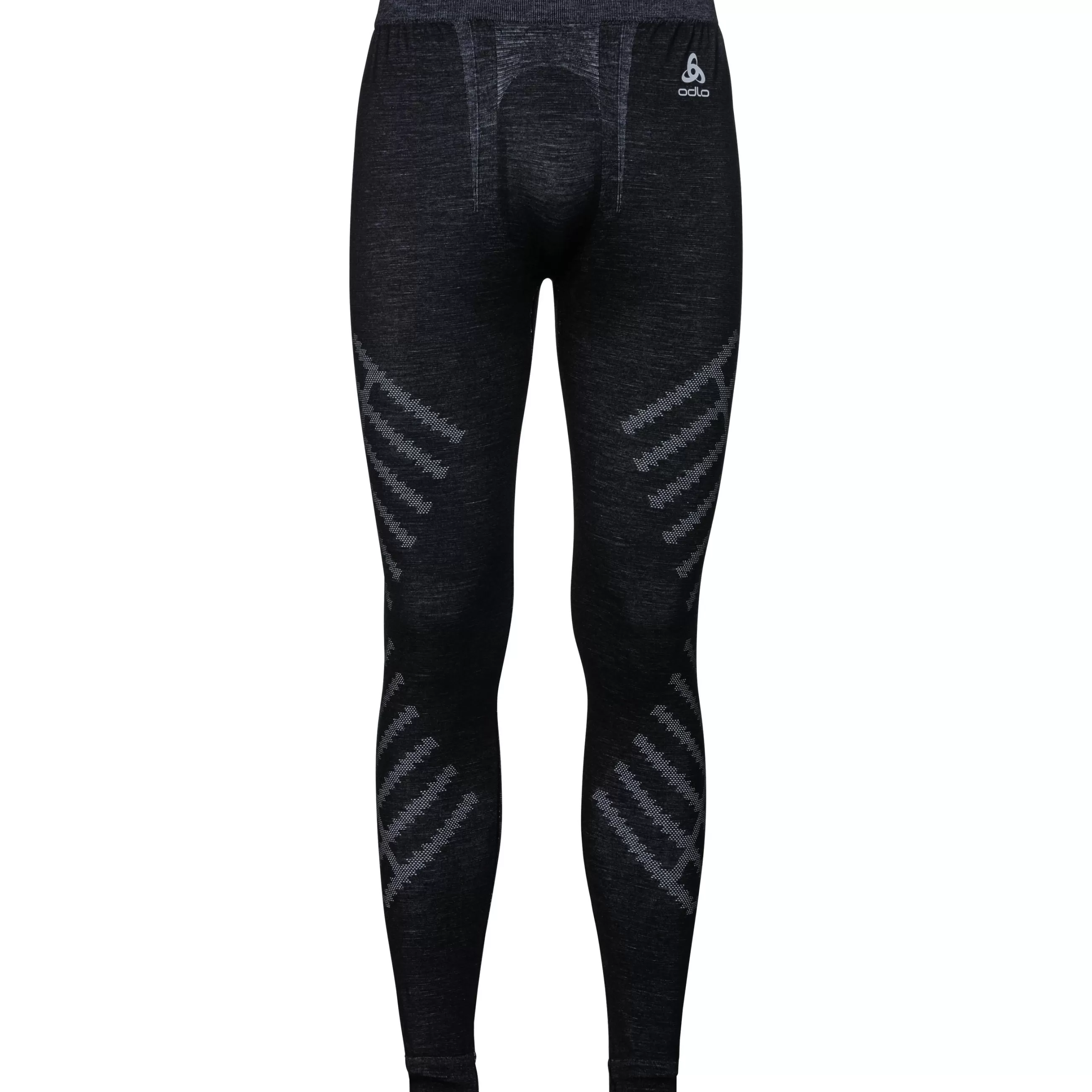 Base Layers^Odlo Men's Natural Kinship Warm Base Layer Pants Black Melange