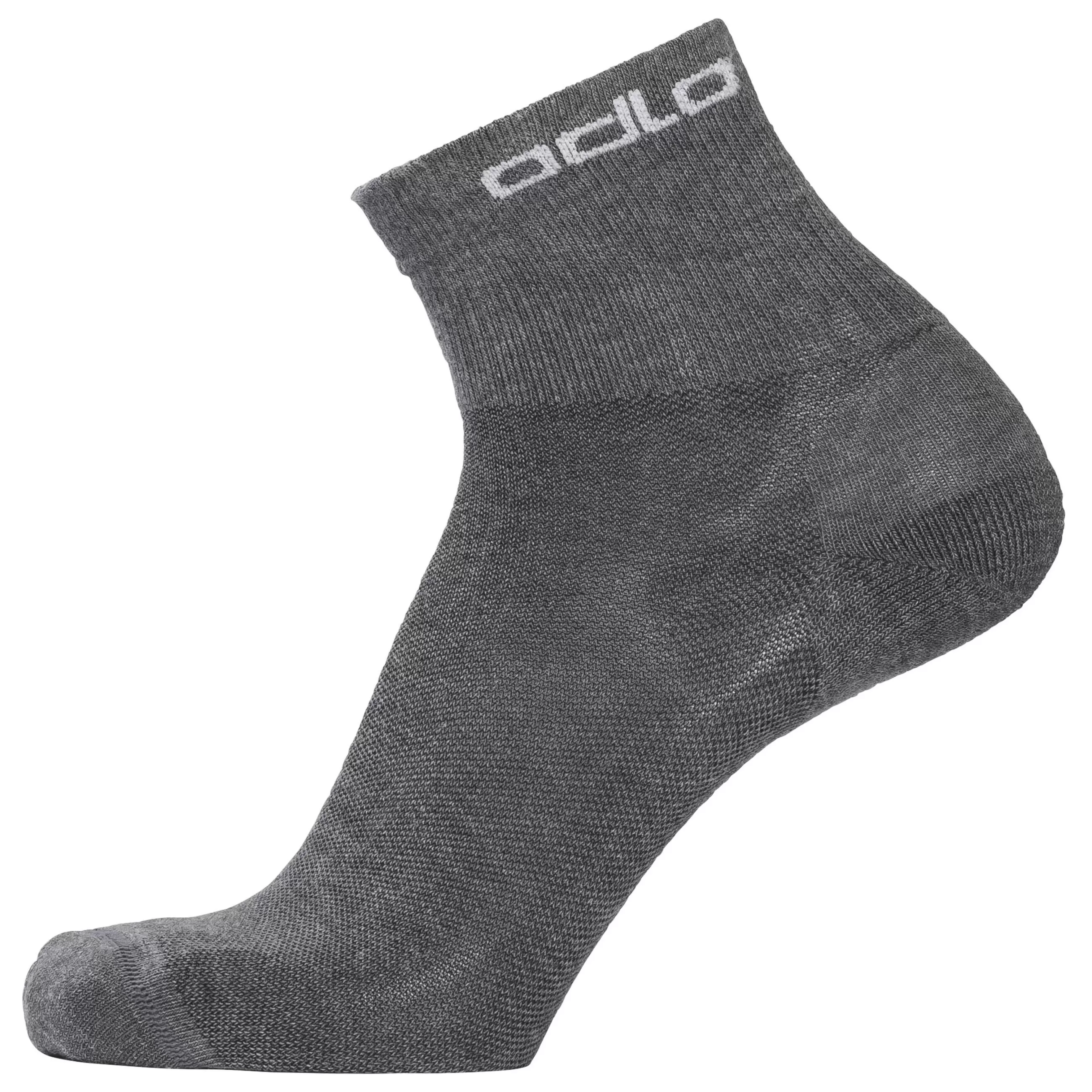 Socks^Odlo The Active 2 Pack Quarter Socks Grey Melange