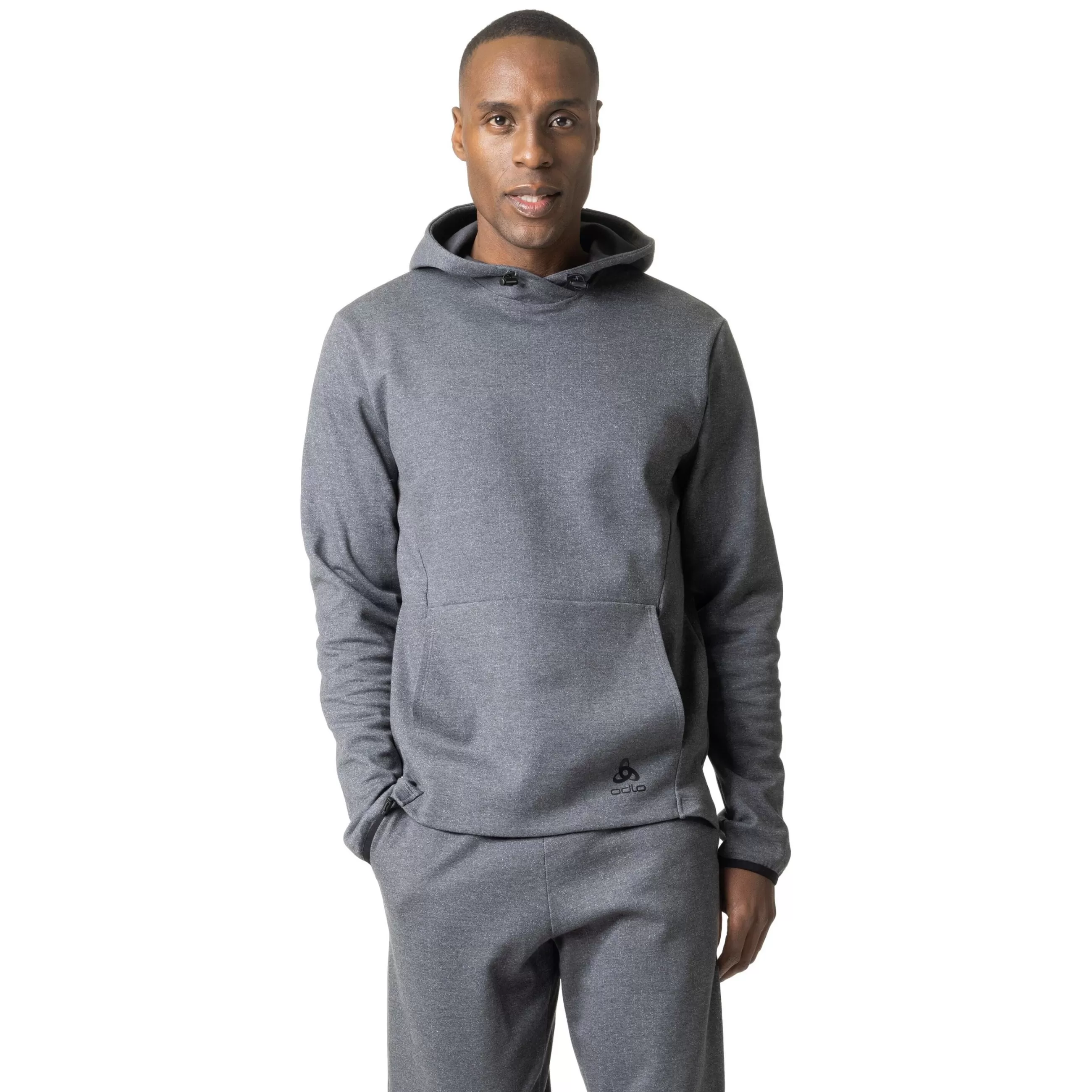 Mid Layers & Longsleeves^Odlo The Active 365 Knit Hoody Dark Grey Melange