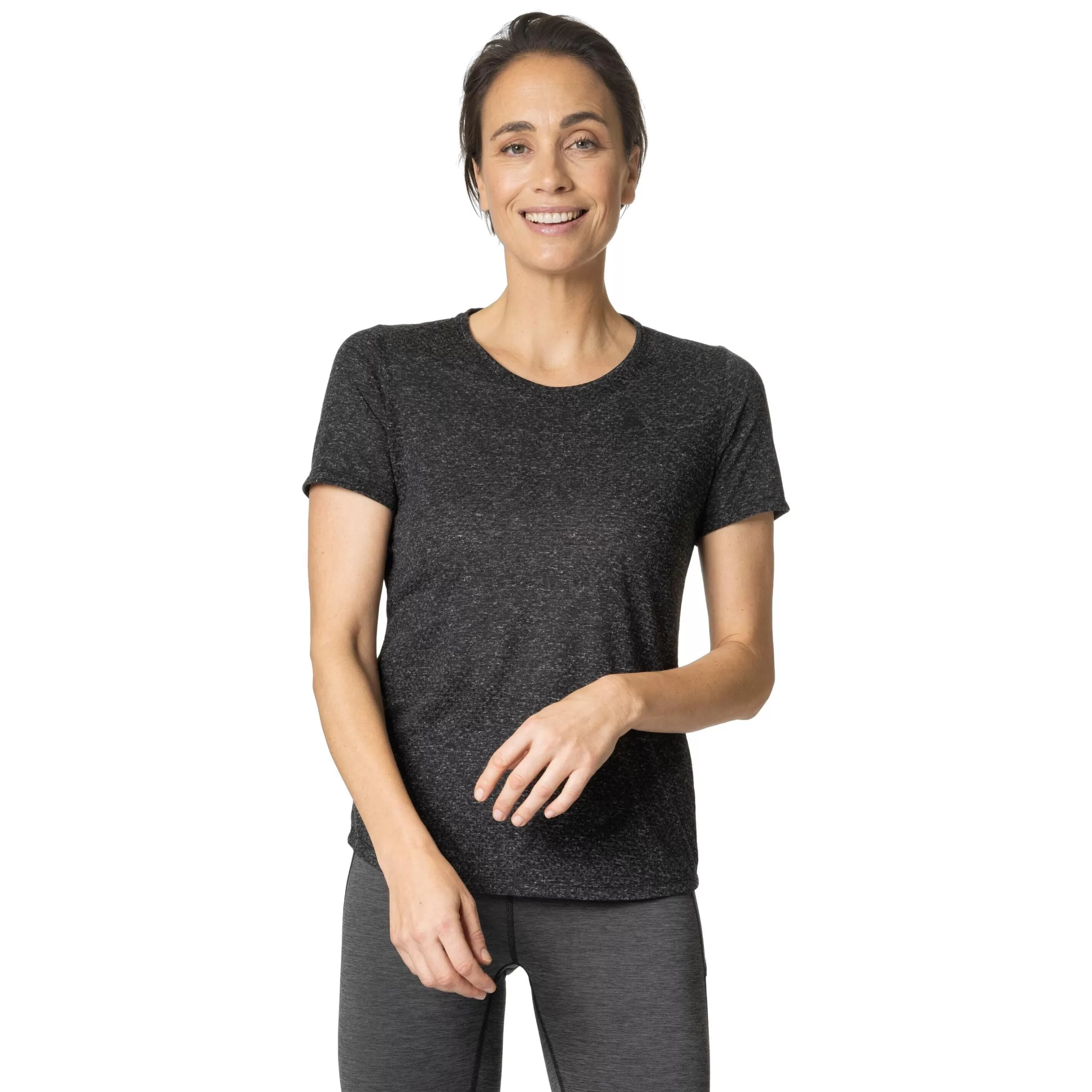 T-Shirts & Polos^Odlo The Active 365 Linencool T-Shirt Black Melange