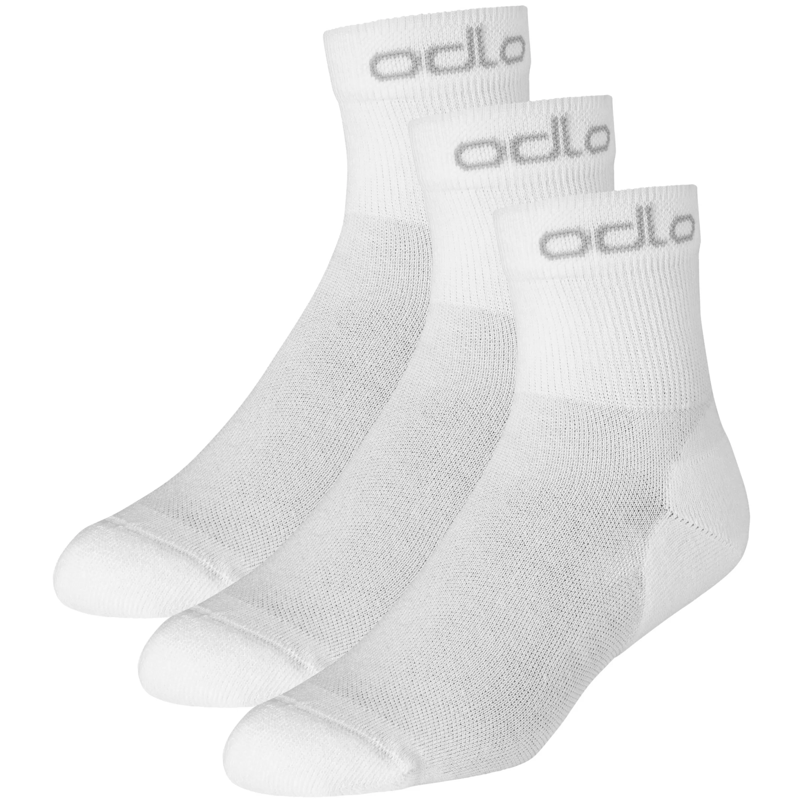 Socks^Odlo The Active Quarter Socks 3-Pack White