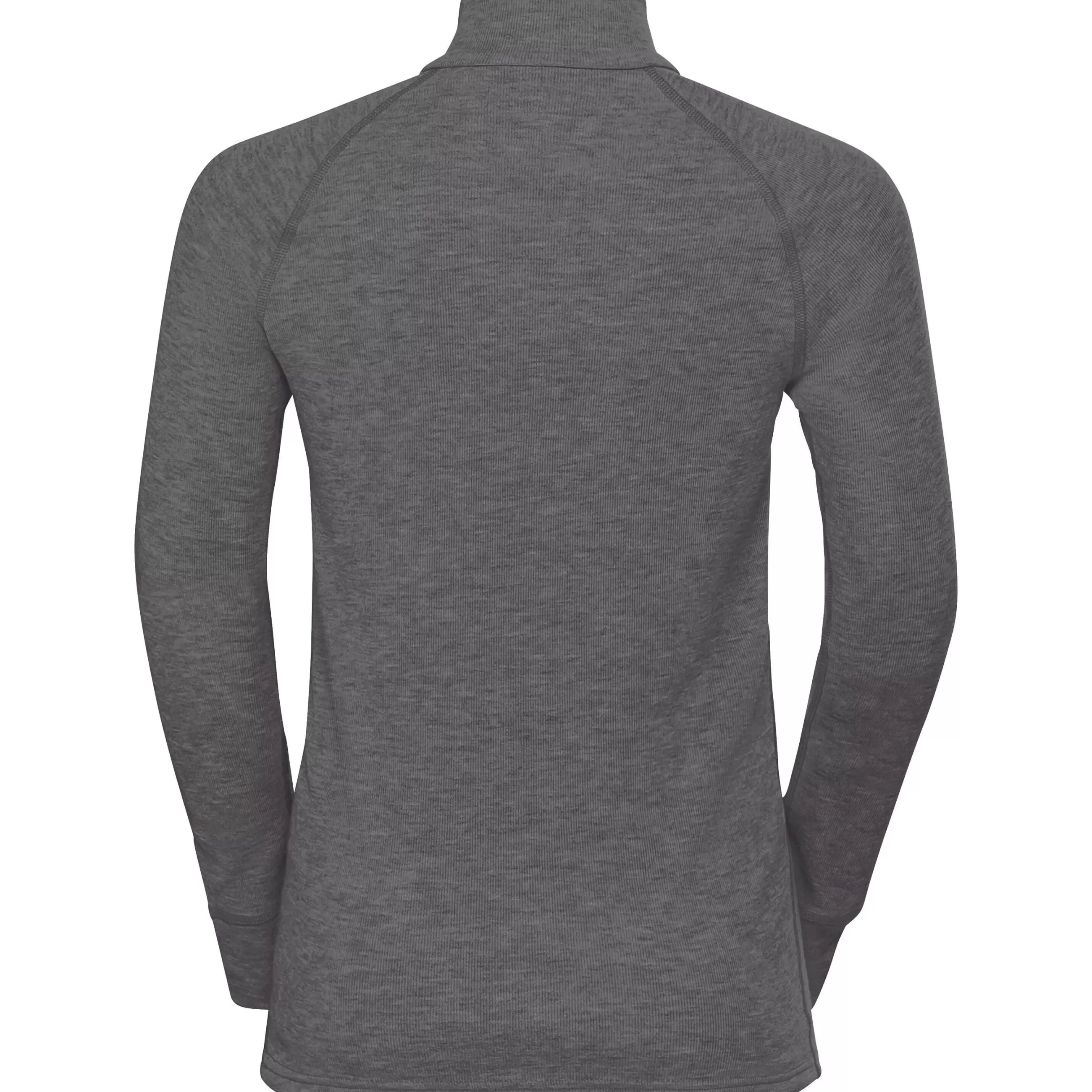 Clothing^Odlo The Active Warm Eco Kids' Long Sleeve Half-Zip Turtleneck Top Odlo Steel Grey Melange