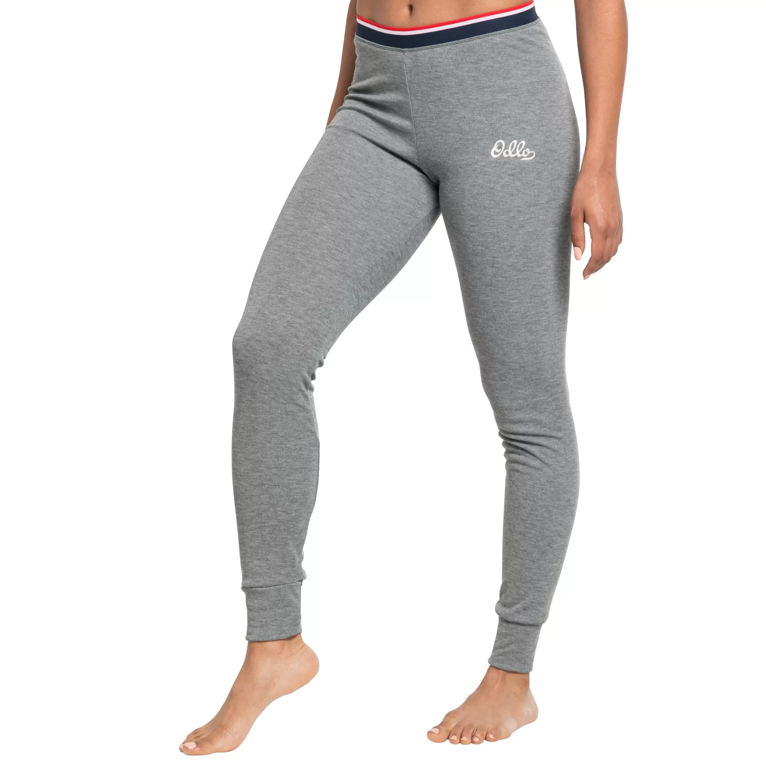 Base Layers^Odlo The Active Warm Originals Eco Bottoms Odlo Steel Grey Melange