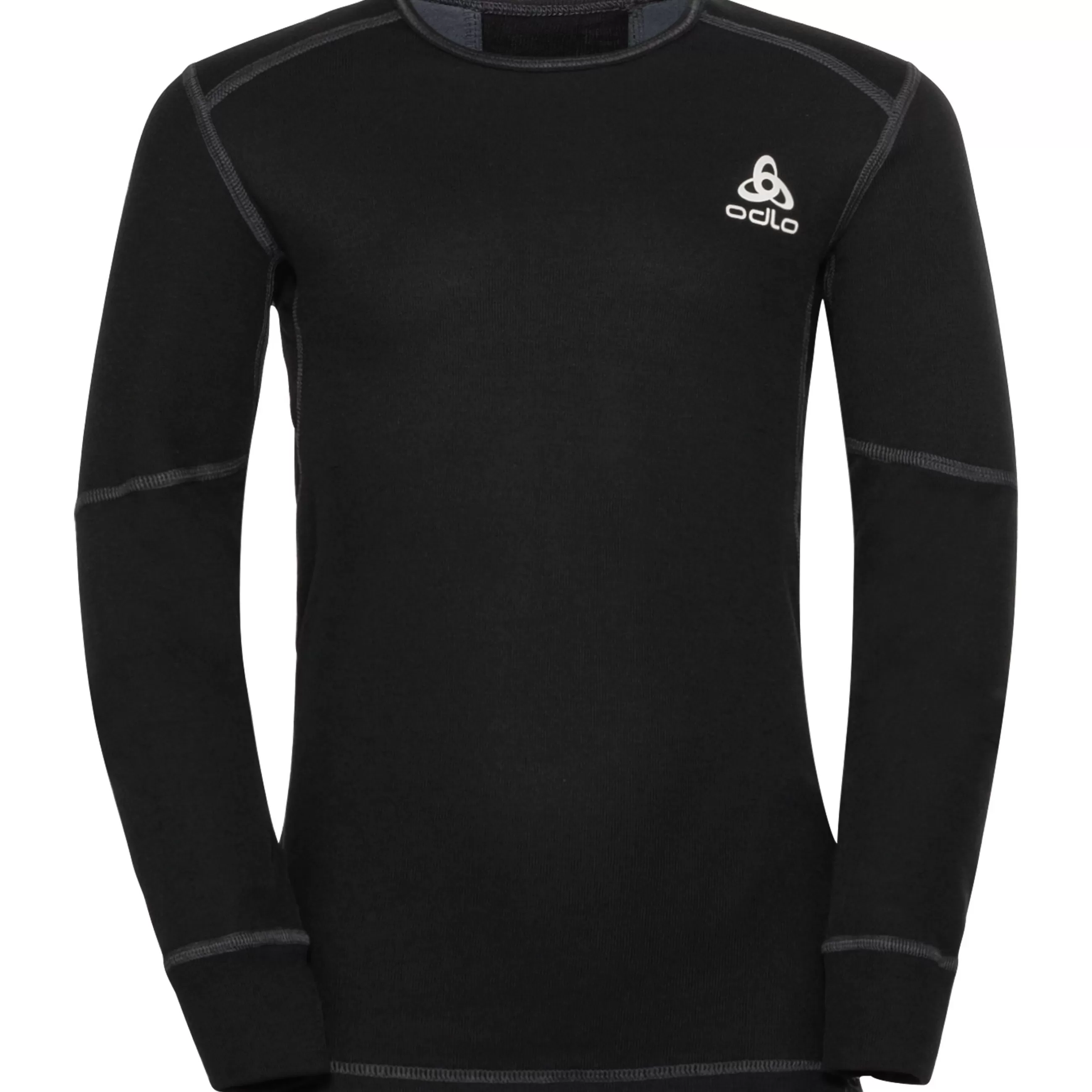 Clothing^Odlo The Active X-Warm Eco Kids' Long Sleeve Base Layer Top Black