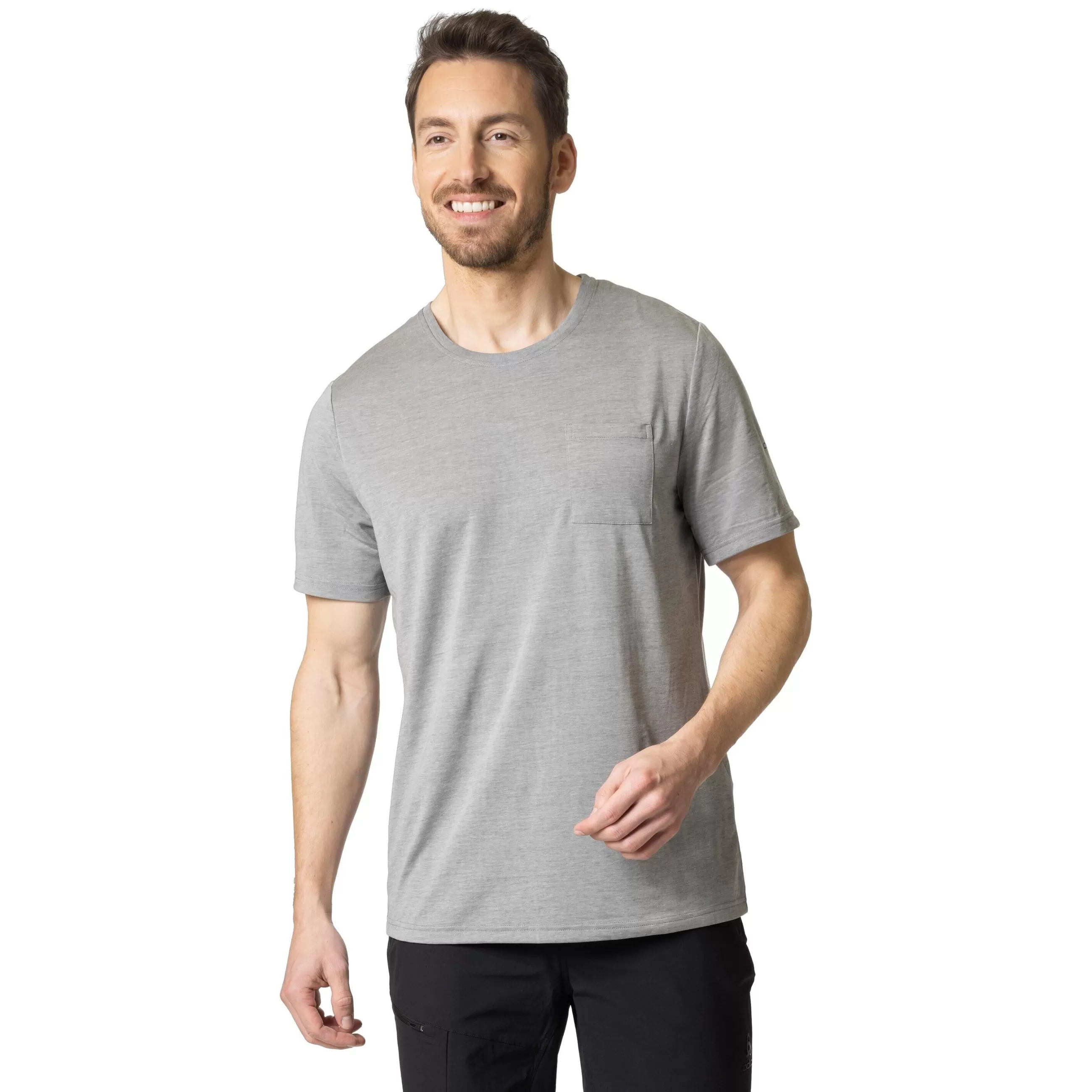 T-Shirts & Polos^Odlo The Ascent 365 Pocket T-Shirt Grey Melange