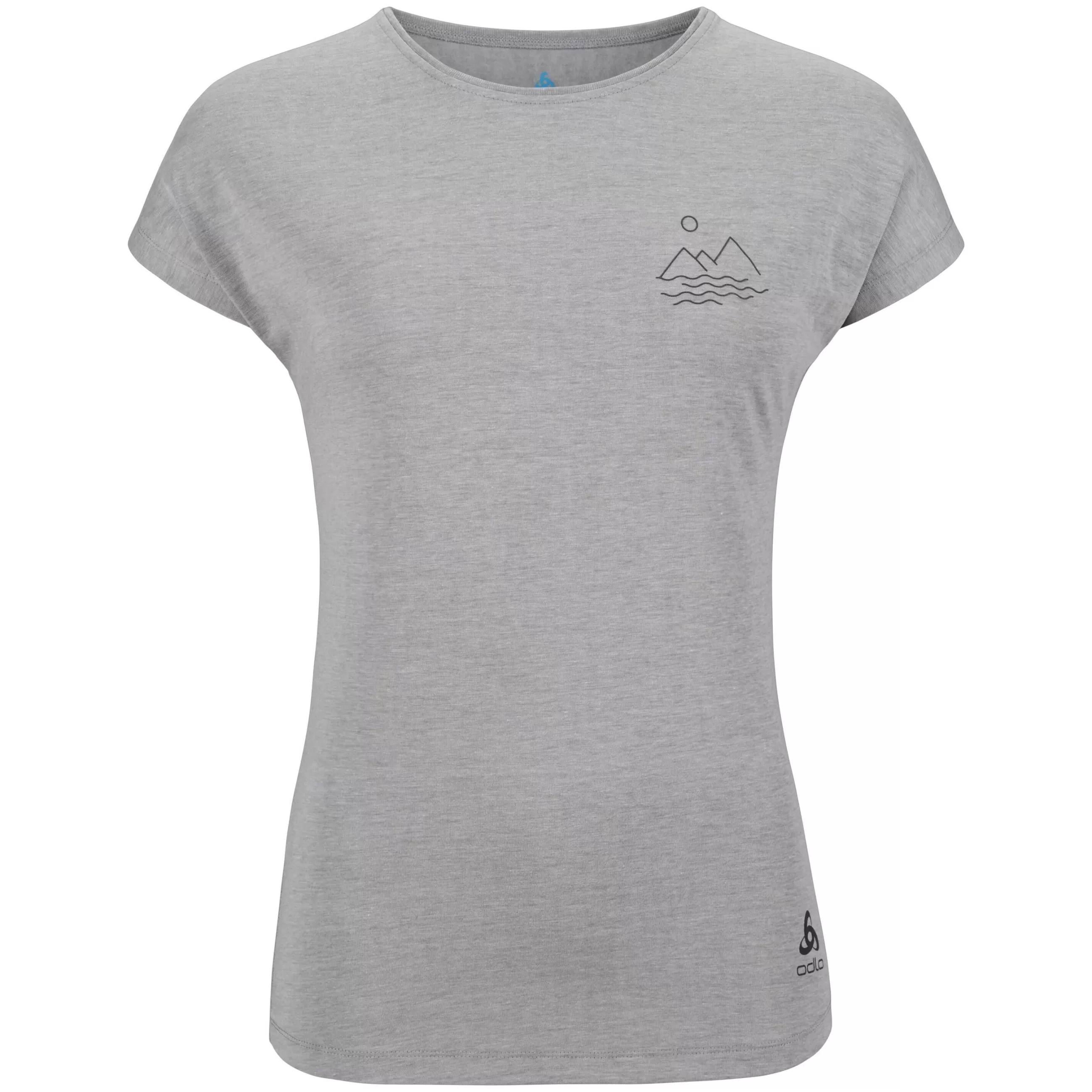 T-Shirts & Polos^Odlo The Ascent 365 Sharp T-Shirt Grey Melange