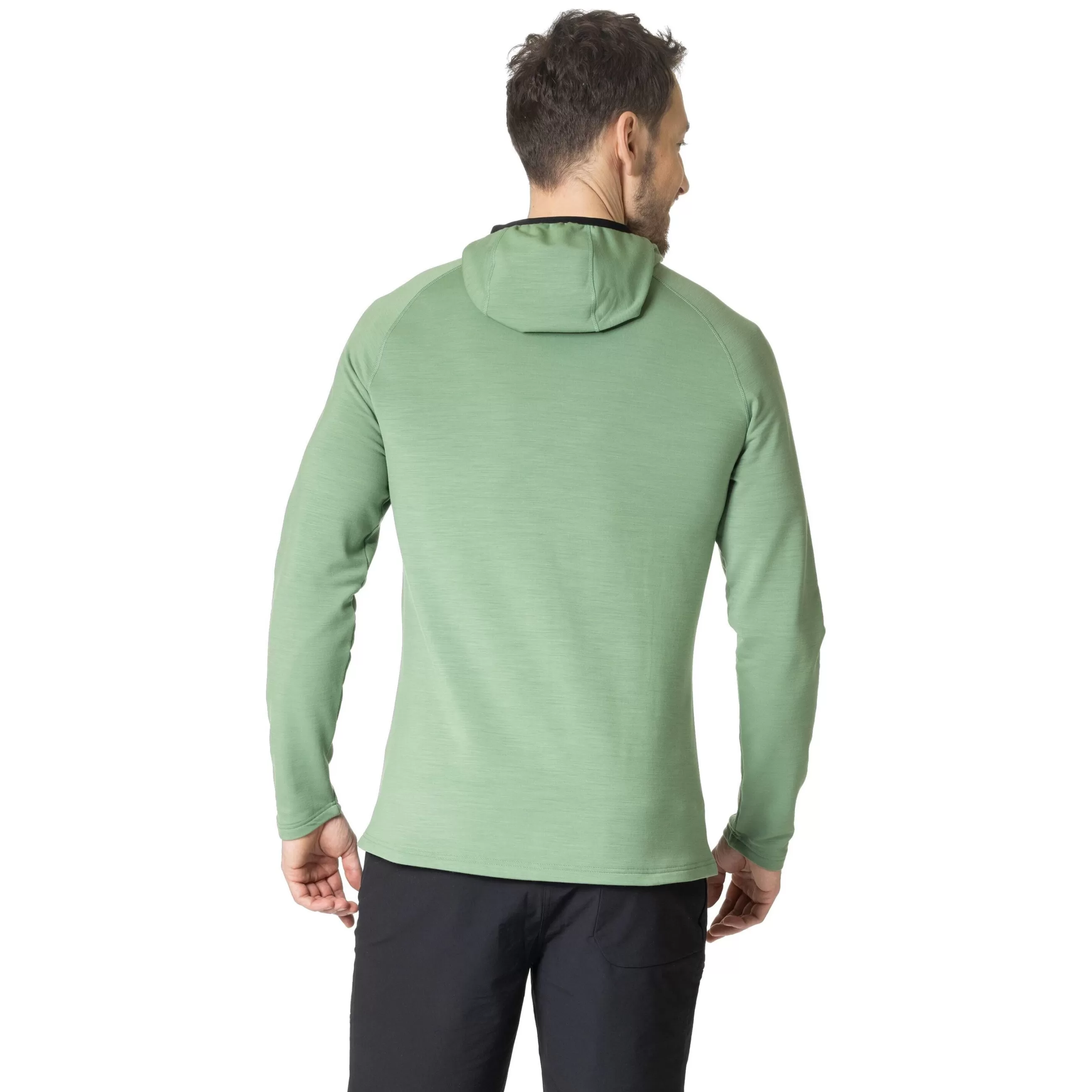 Mid Layers & Longsleeves^Odlo The Ascent Performance Wool Warm Mid Layer Hooded Zip Loden Frost