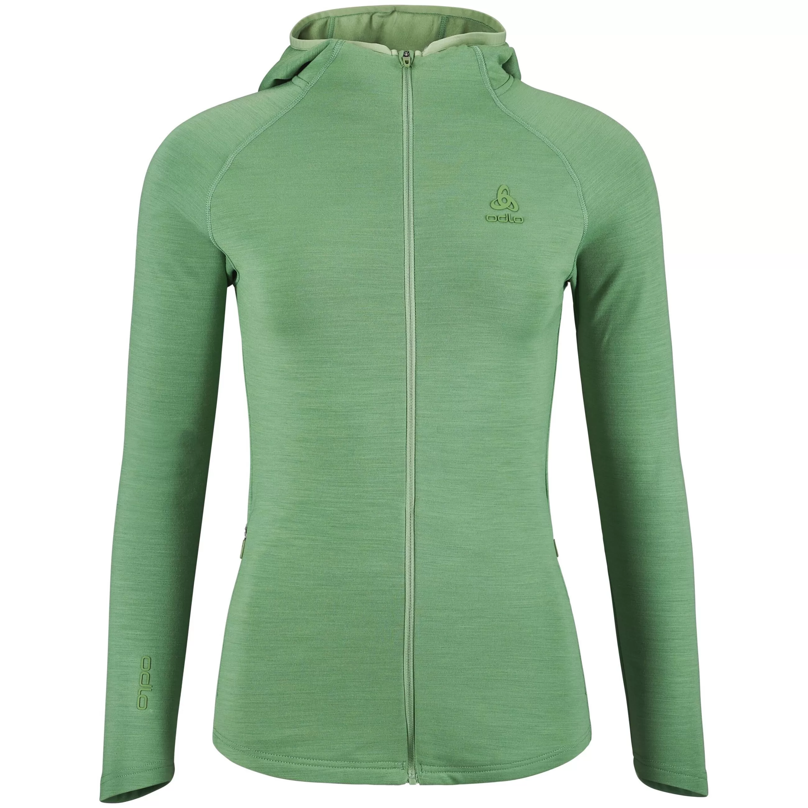 Mid Layers & Longsleeves^Odlo The Ascent Performance Wool Warm Mid Layer Hooded Zip Loden Frost