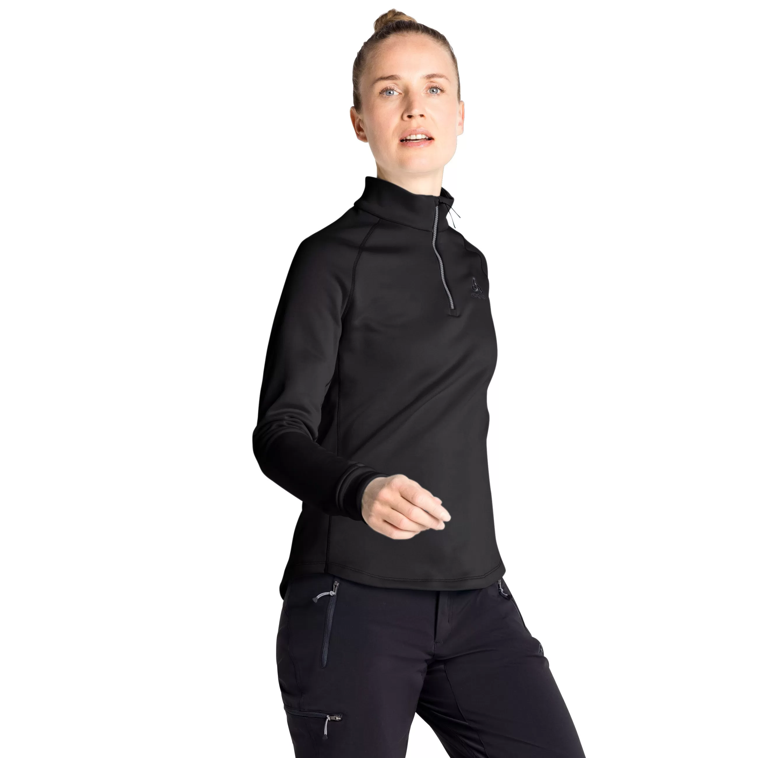 Mid Layers & Longsleeves^Odlo The Berra Half-Zip Mid Layer Black