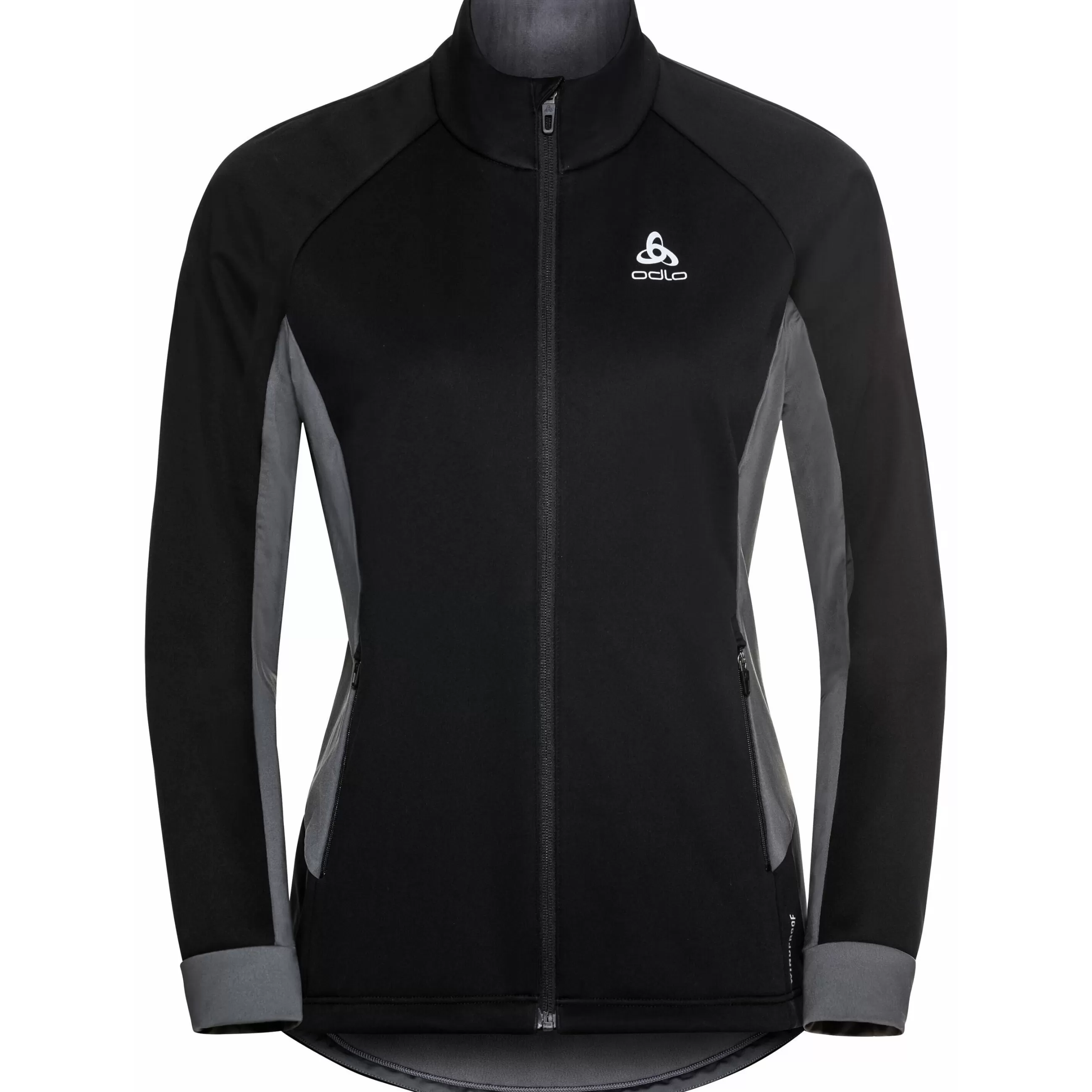 Jackets & Vests^Odlo The Brensholmen Cross-Country Jacket Black - New Odlo Graphite Grey