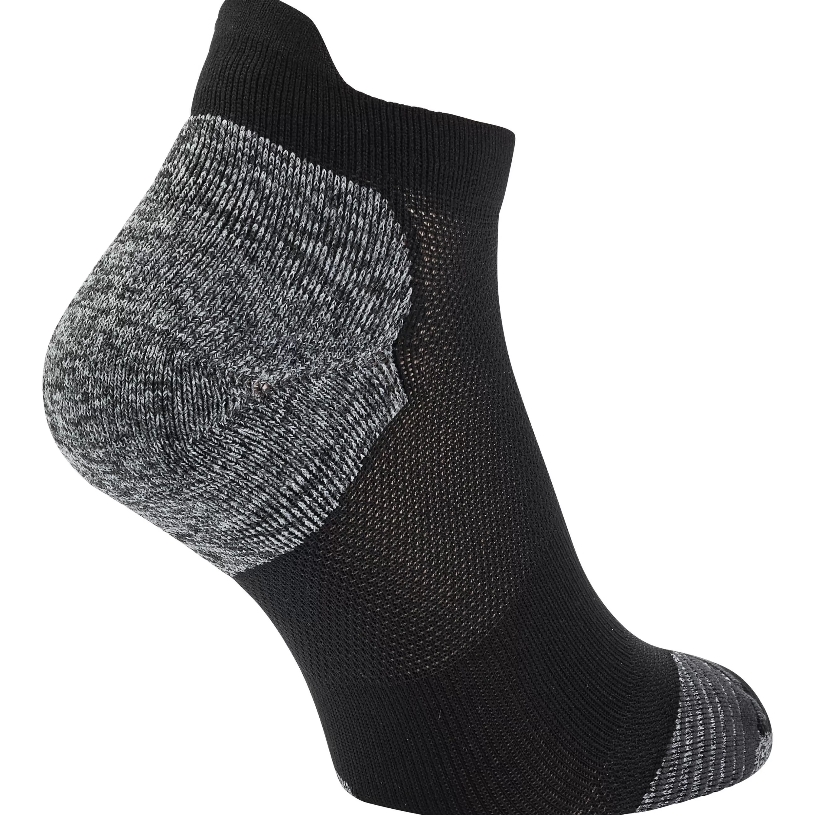 Socks^Odlo The Ceramicool Ankle-Length Running Socks - Three-Pack Black