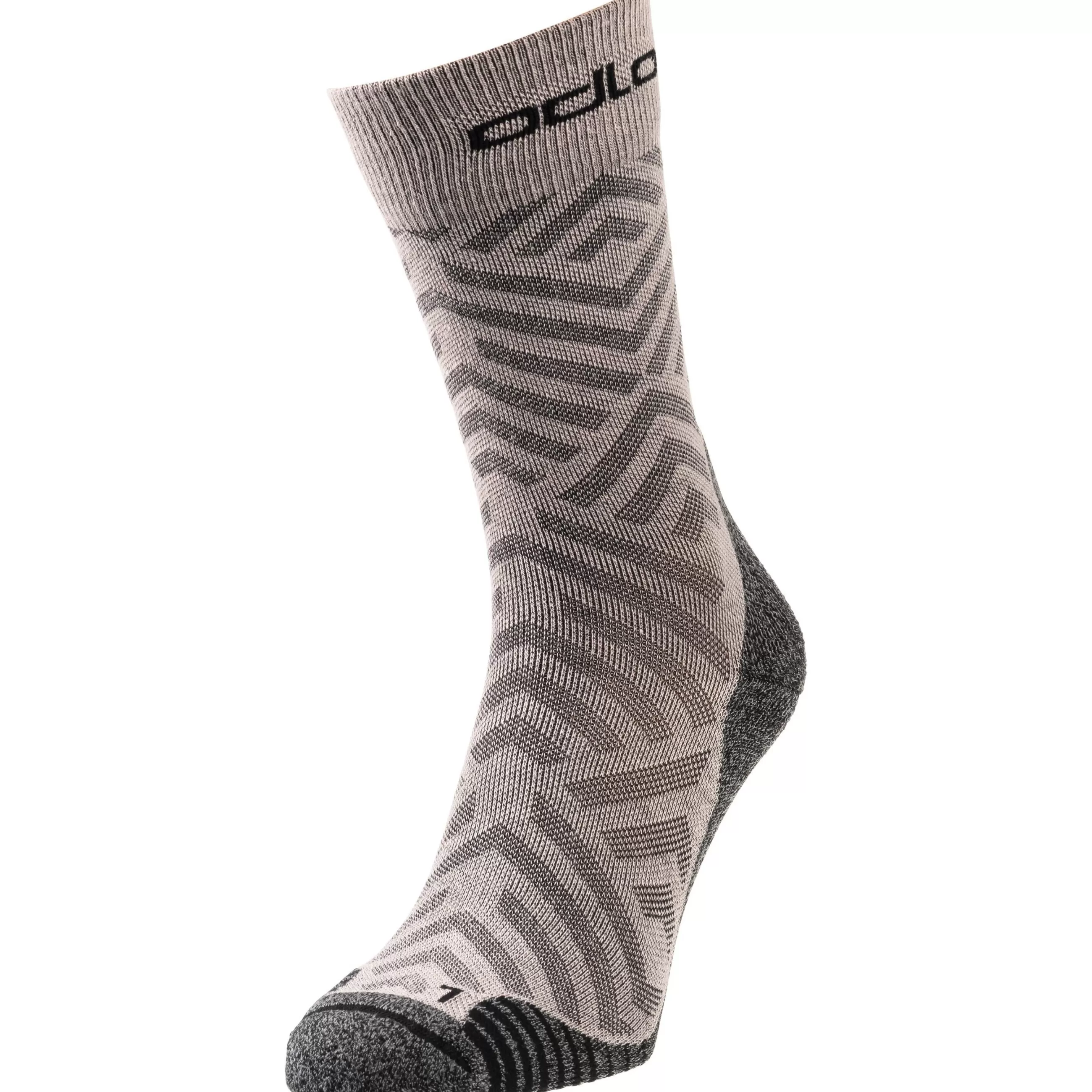 Socks^Odlo The Ceramicool Hike Graphic Unisex Crew Socks Cobblestone