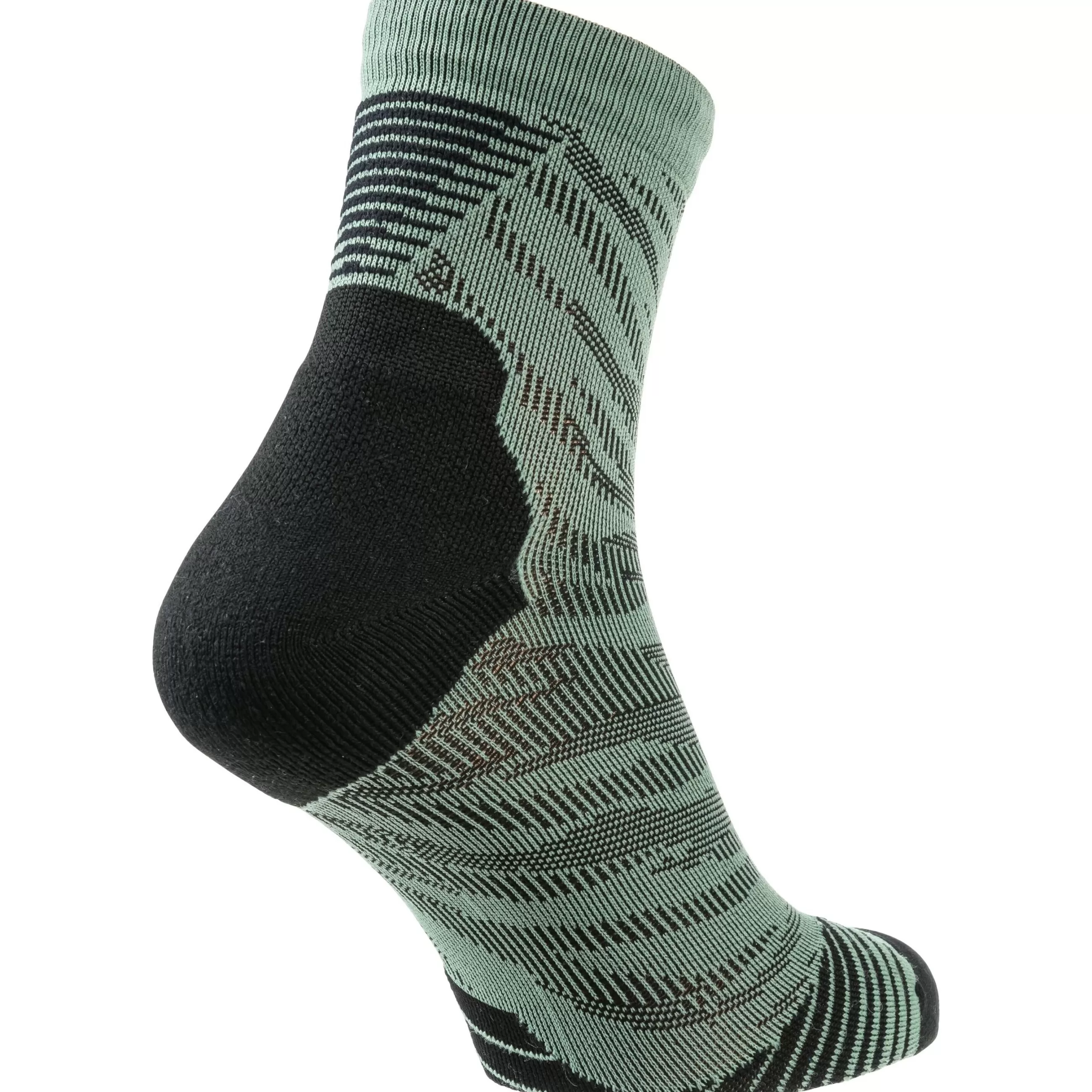 Socks^Odlo The Ceramicool Run Graphic Socks - Two-Pack Loden Frost - Black