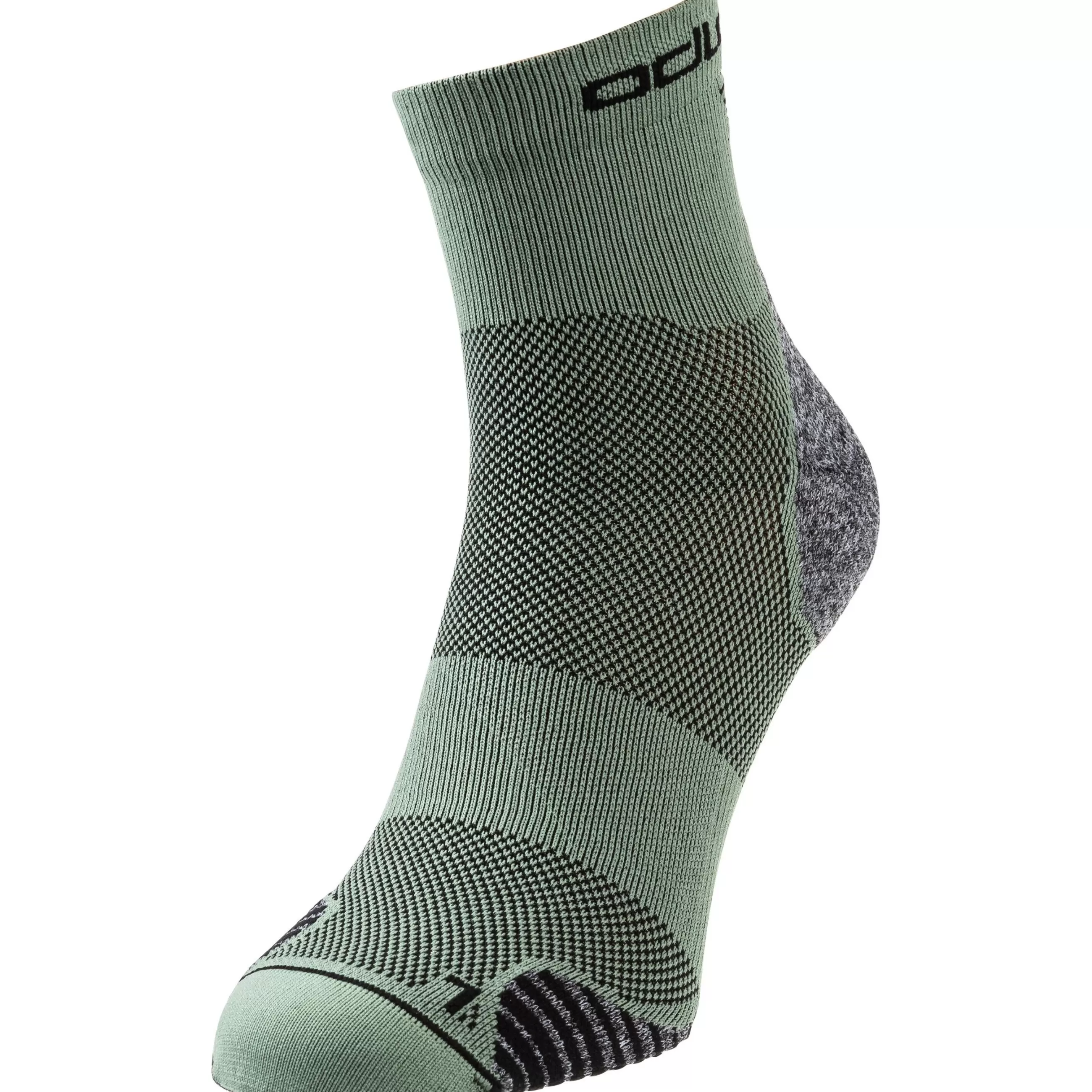 Socks^Odlo The Ceramicool Running Quarter Socks Loden Frost