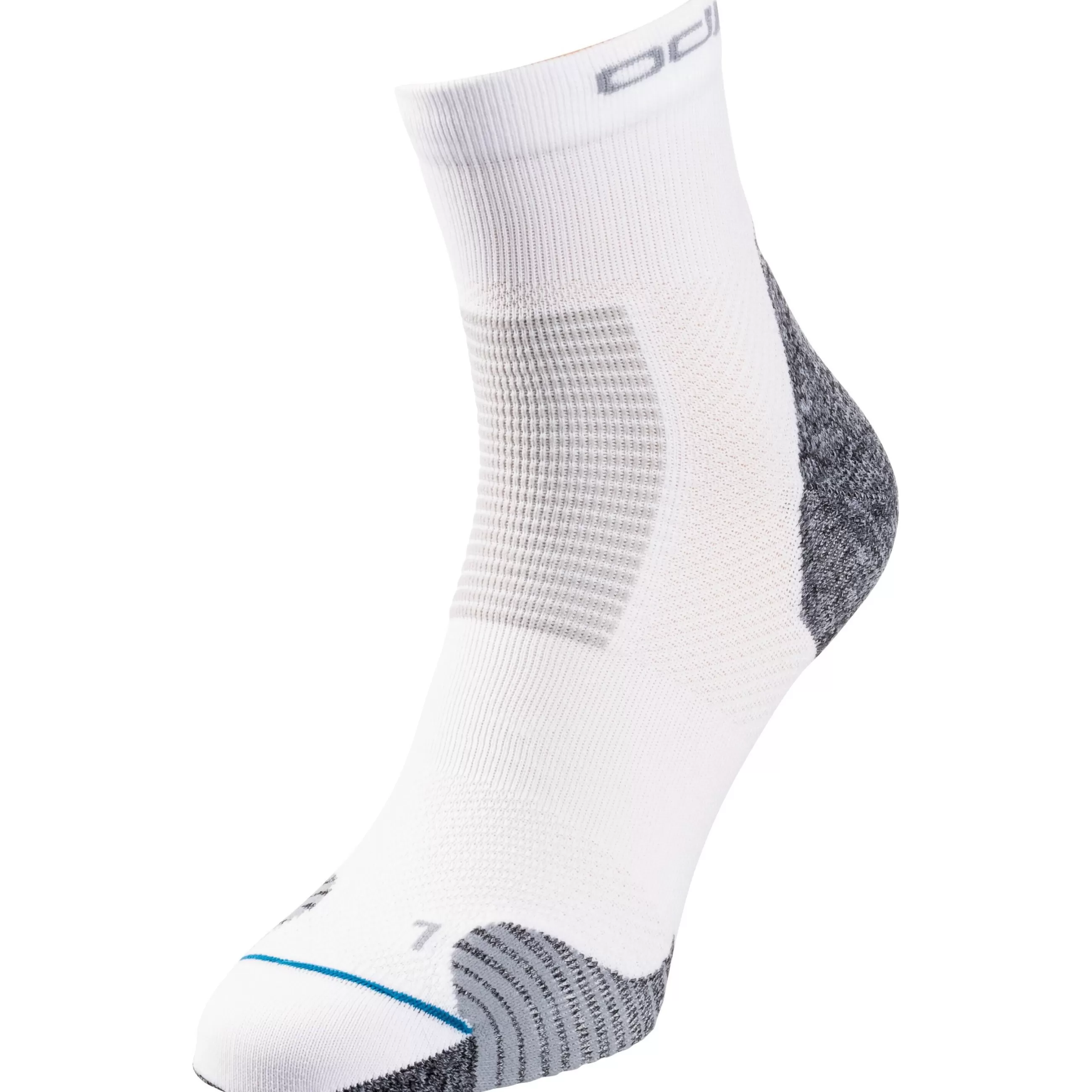 Socks^Odlo The Ceramicool Stabilizer Quarter Socks White