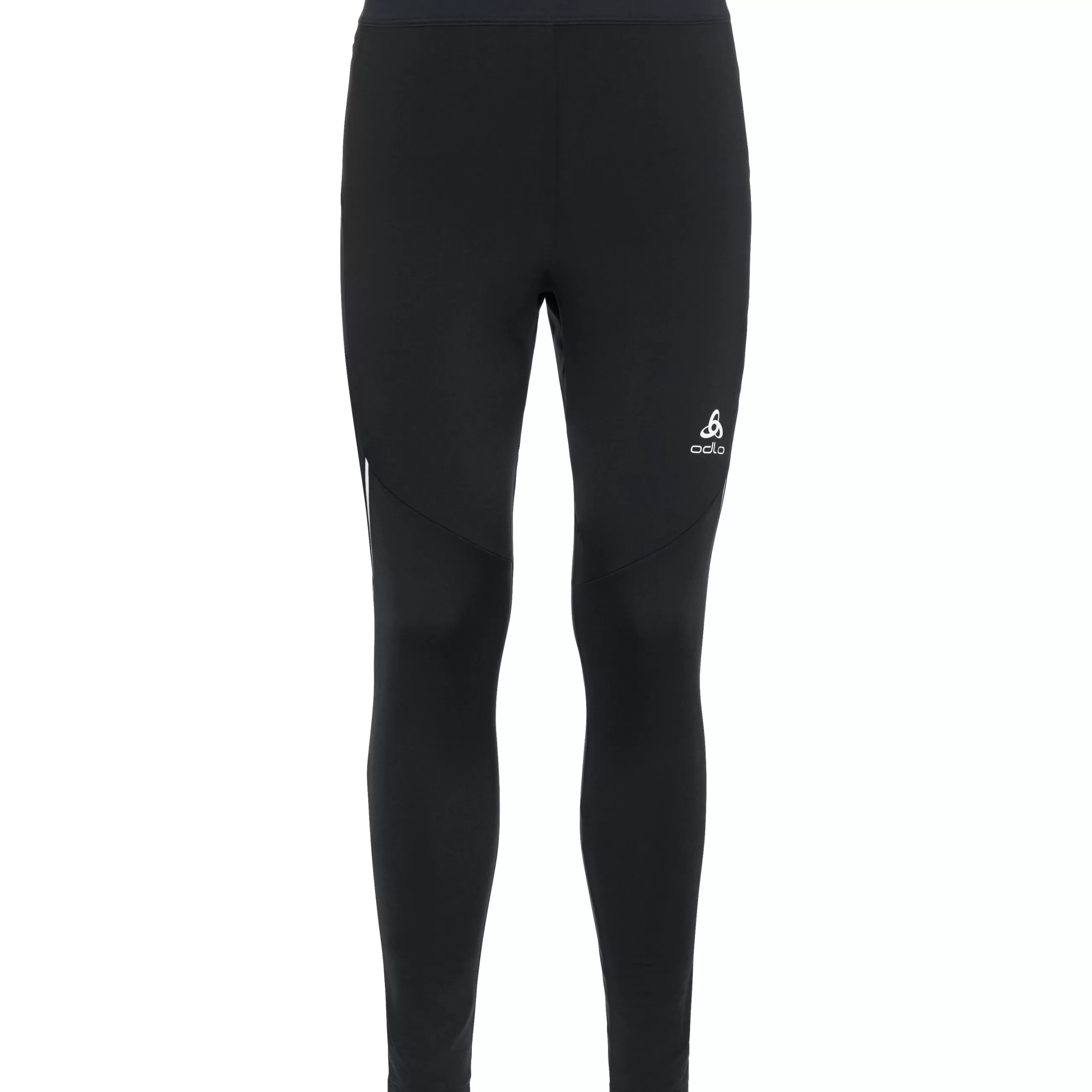 Pants & Tights^Odlo The Ceramiwarm Cross-Country Tights Black - Odlo Concrete Grey