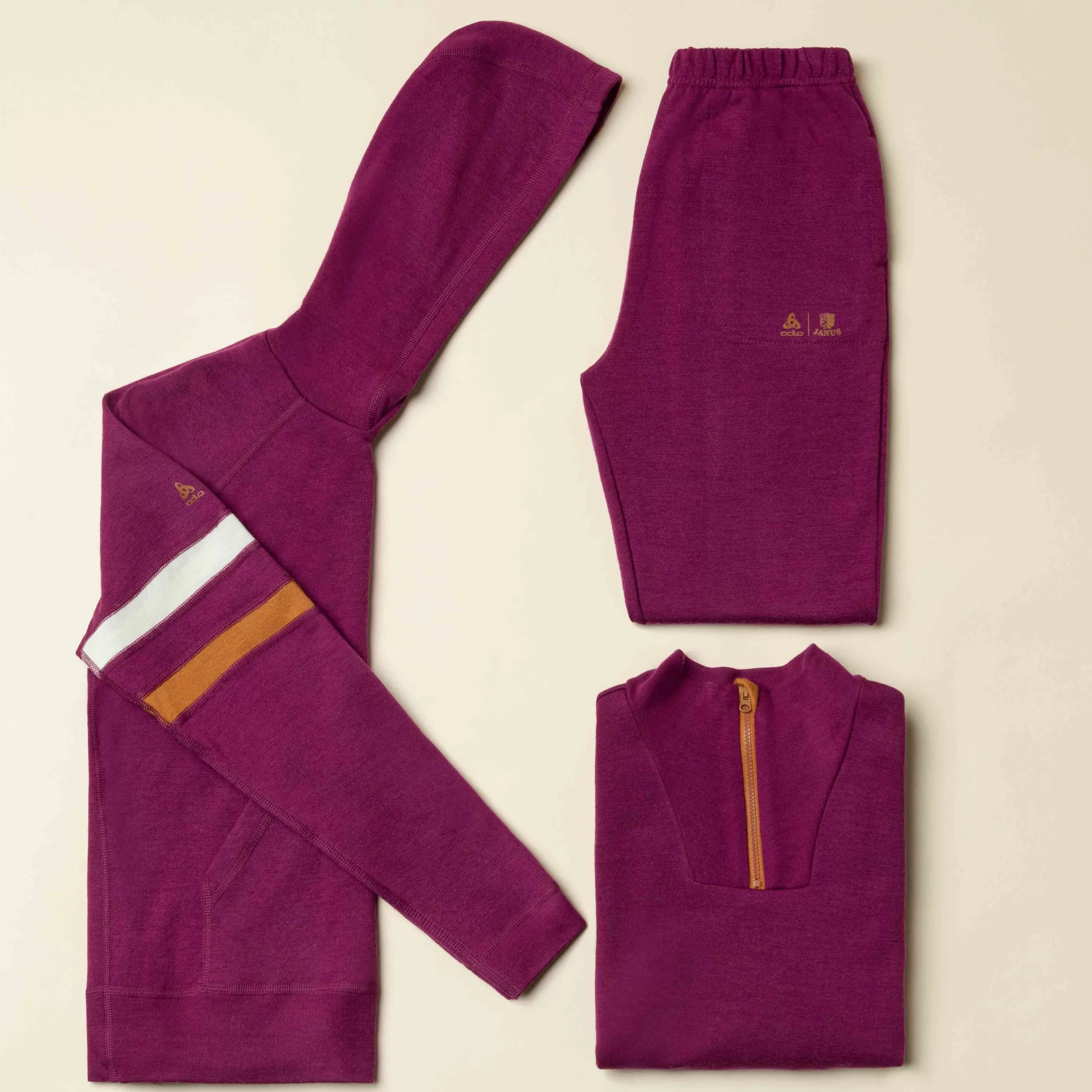 Play In Natural^Odlo The Espeland Merino 250 Joggers Amaranth