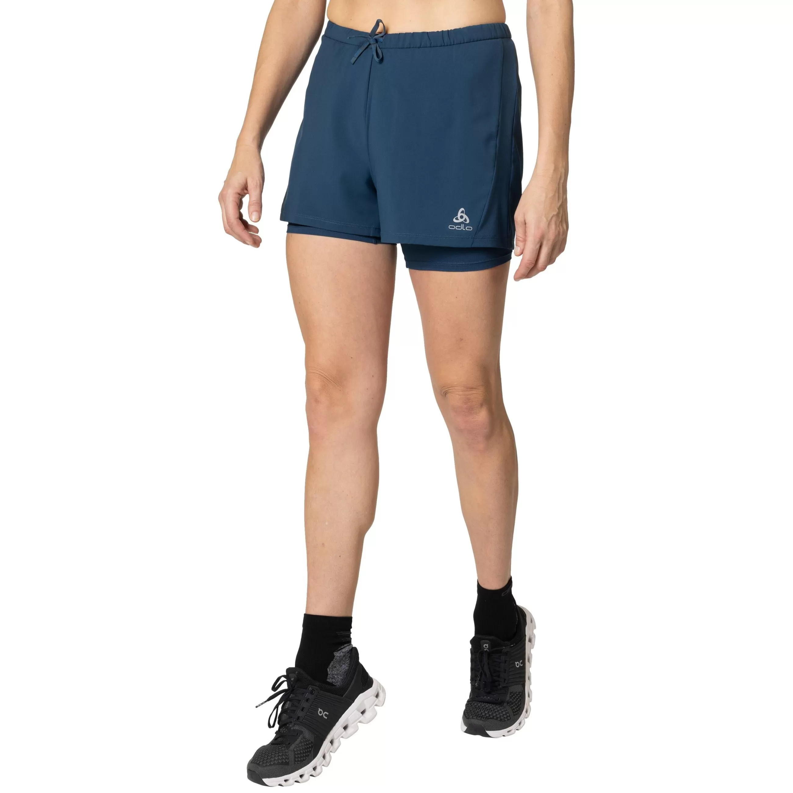 Shorts^Odlo The Essentials 3 Inch 2-In-1 Running Shorts Blue Wing Teal