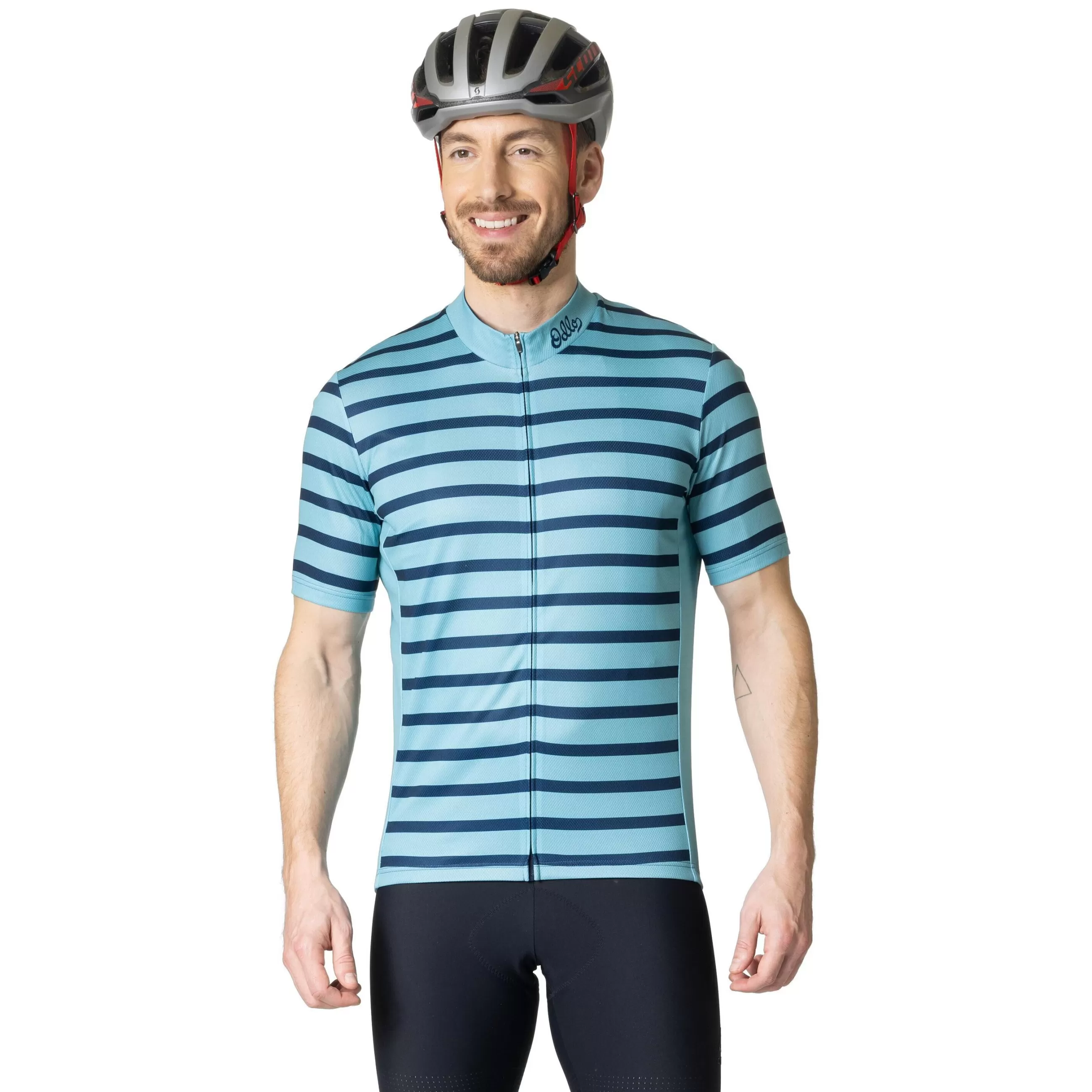 T-Shirts & Polos^Odlo The Essentials Print Jersey Porcelain - Blue Wing Teal