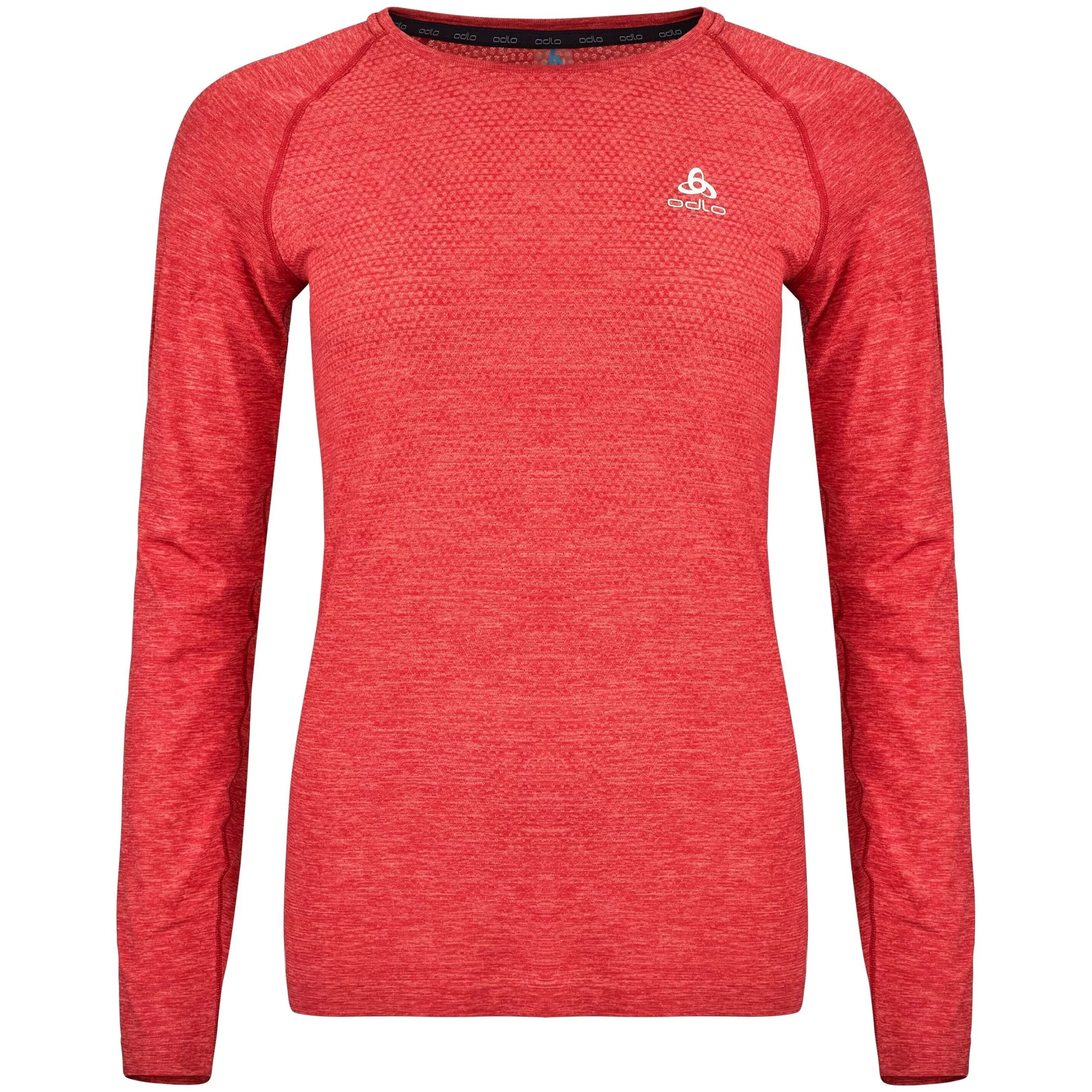 Mid Layers & Longsleeves^Odlo The Essentials Seamless Long Sleeve Running T-Shirt American Beauty Melange