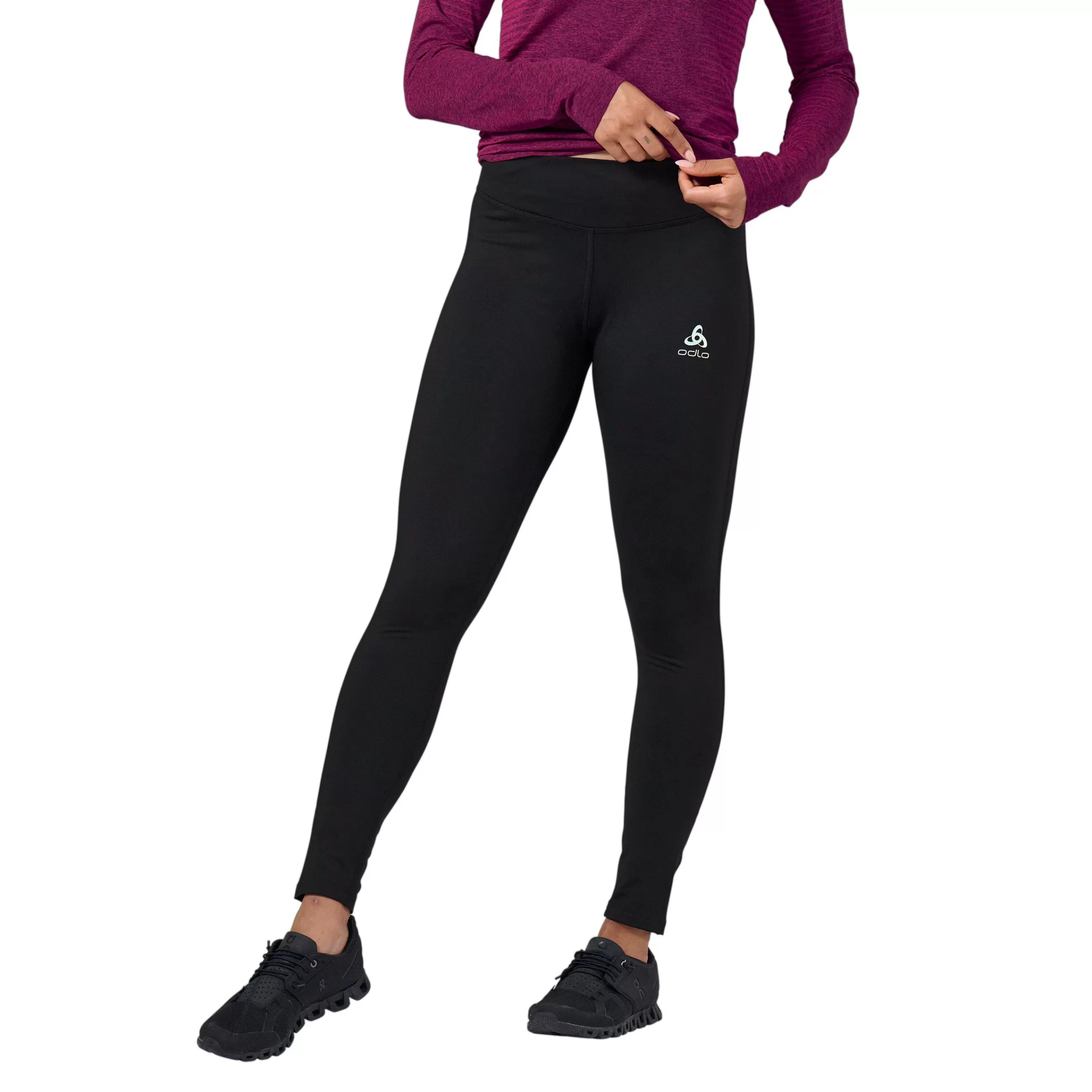 Pants & Tights^Odlo The Essentials Warm Running And Training Tights Black