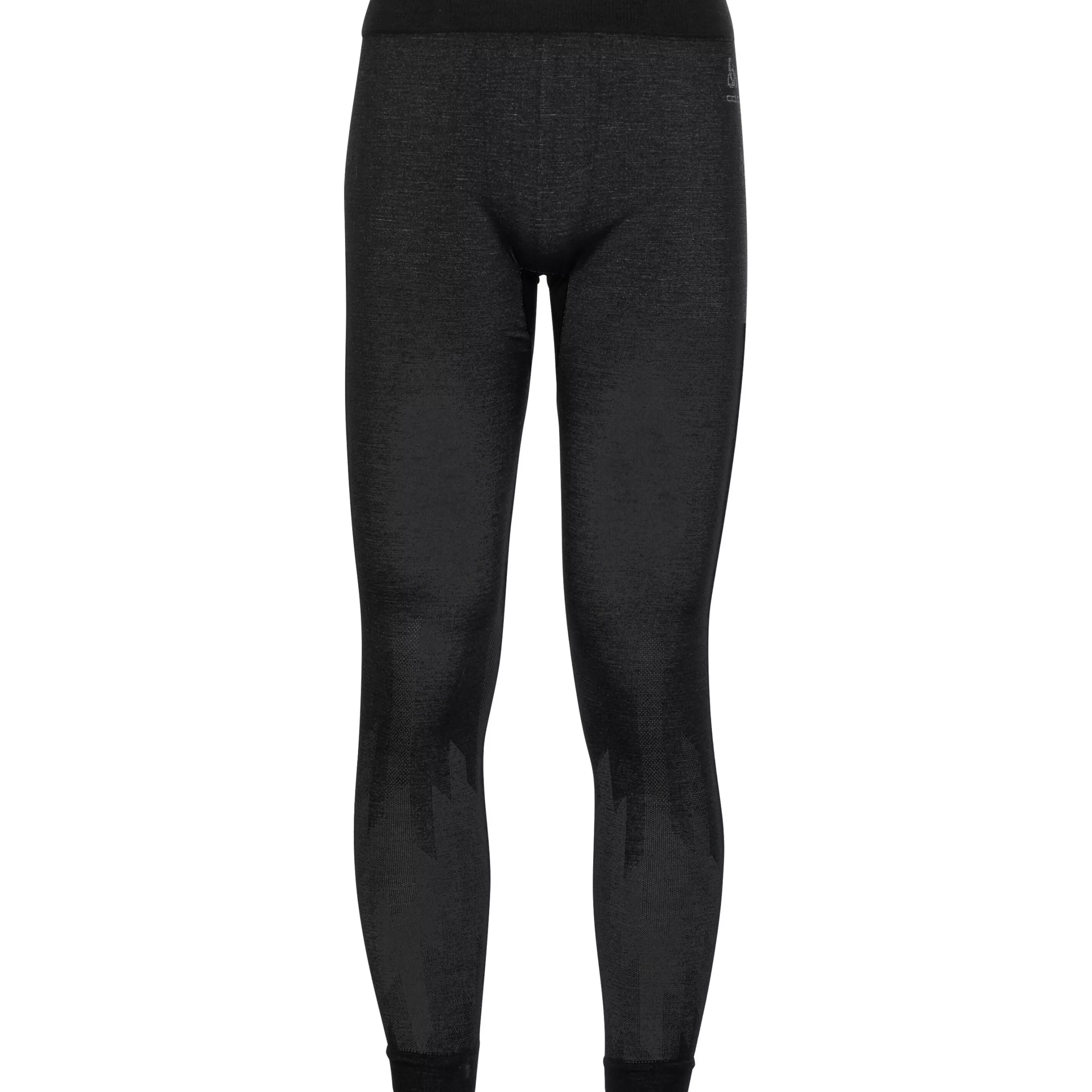 Base Layers^Odlo The Kinship Performance Wool Warm Bottoms Black Melange