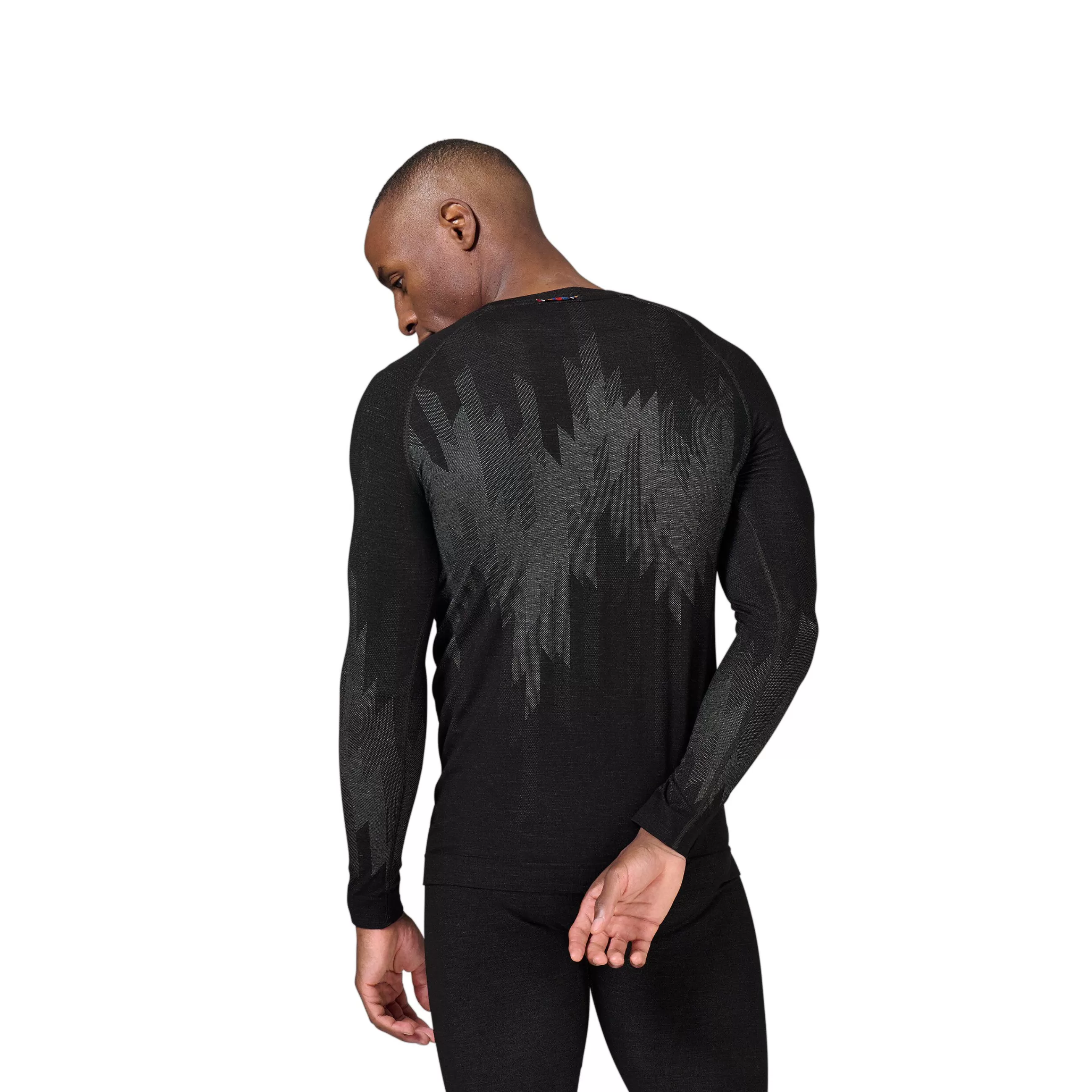 Base Layers^Odlo The Kinship Performance Wool Warm Long-Sleeve Crew Neck Base Layer Black Melange