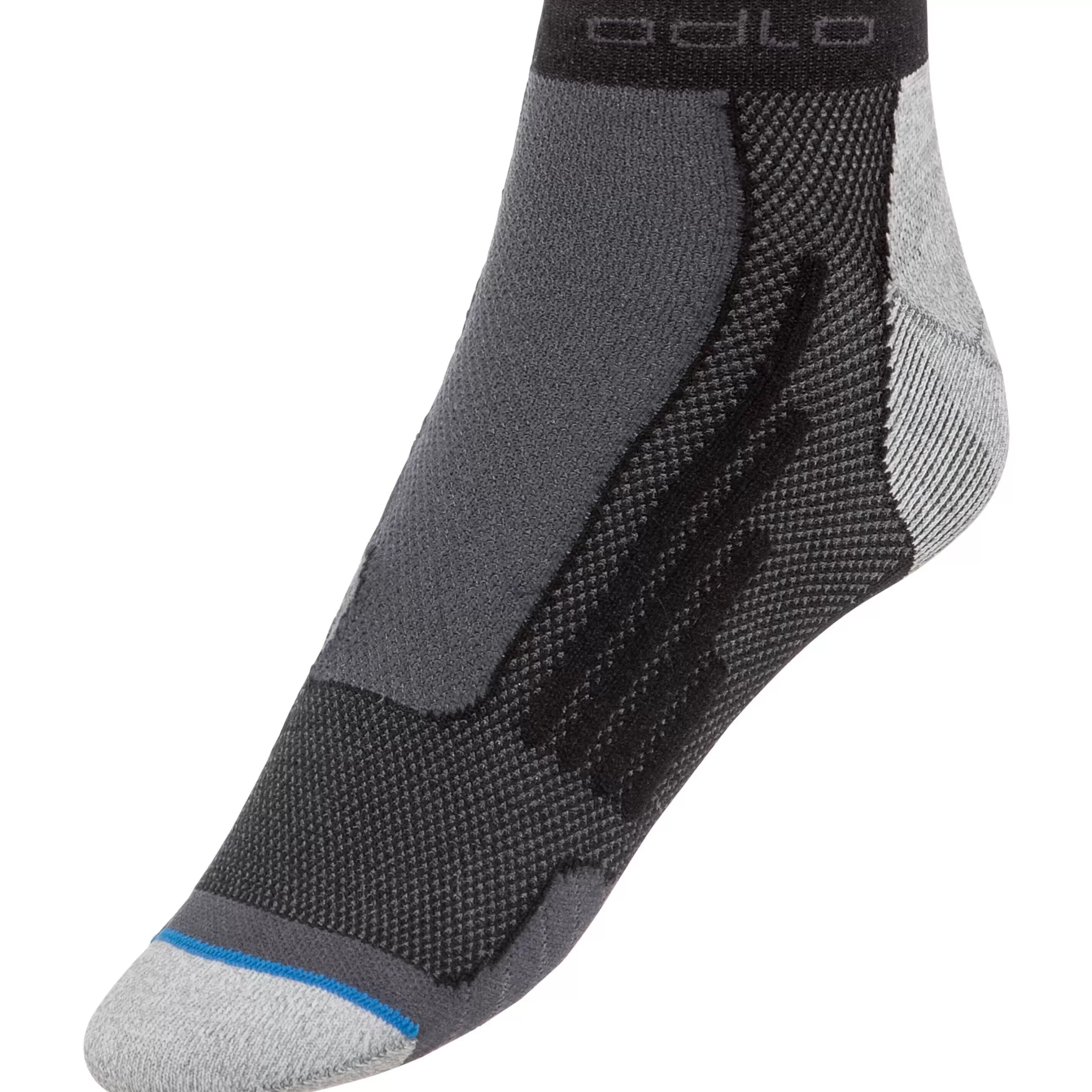 Socks^Odlo The Light Low Socks Black - Grey Melange