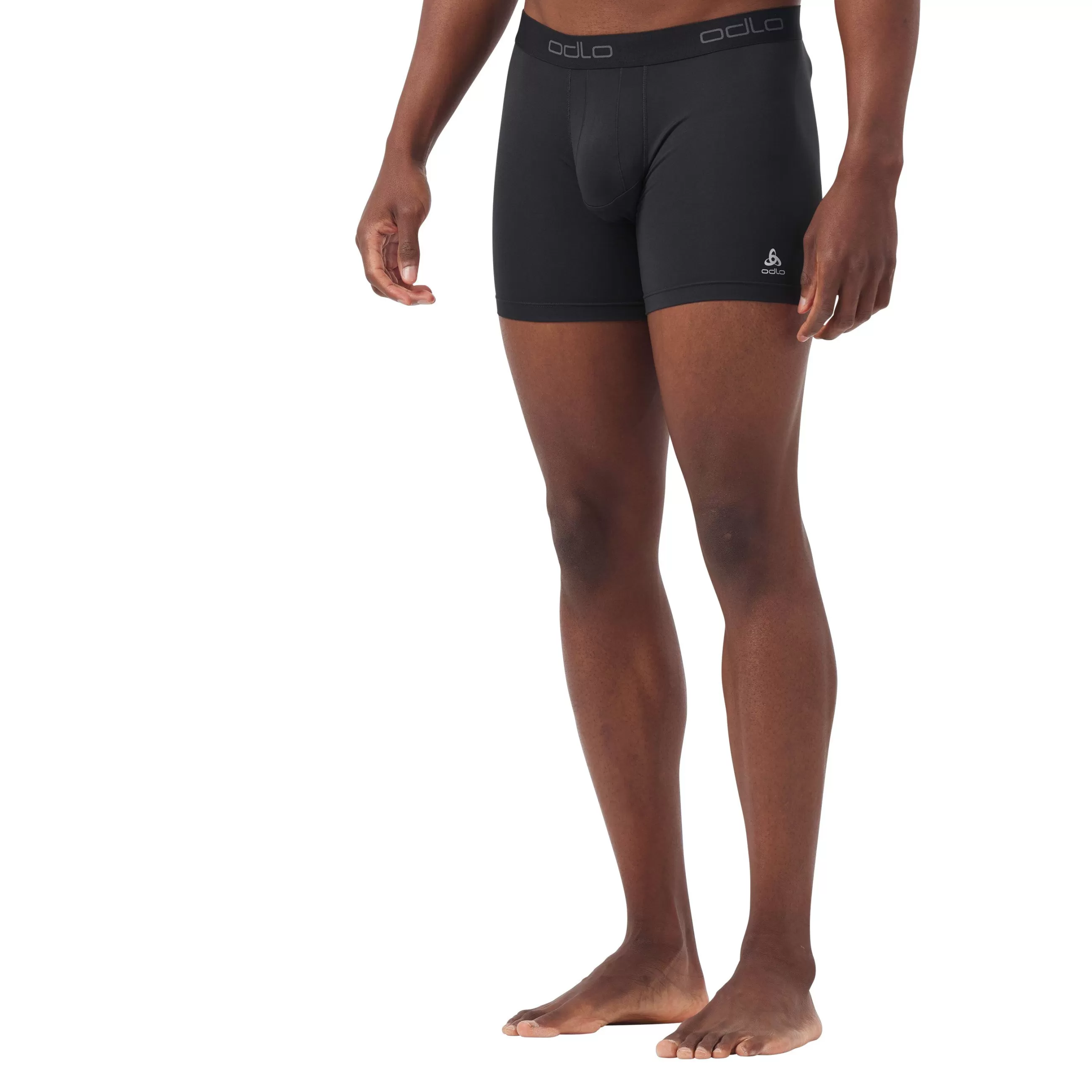 Underwear^Odlo The Men's 2 Pack Active Everyday Eco Boxers Odlo Graphite Grey Odlo Aop Ss20 - Black