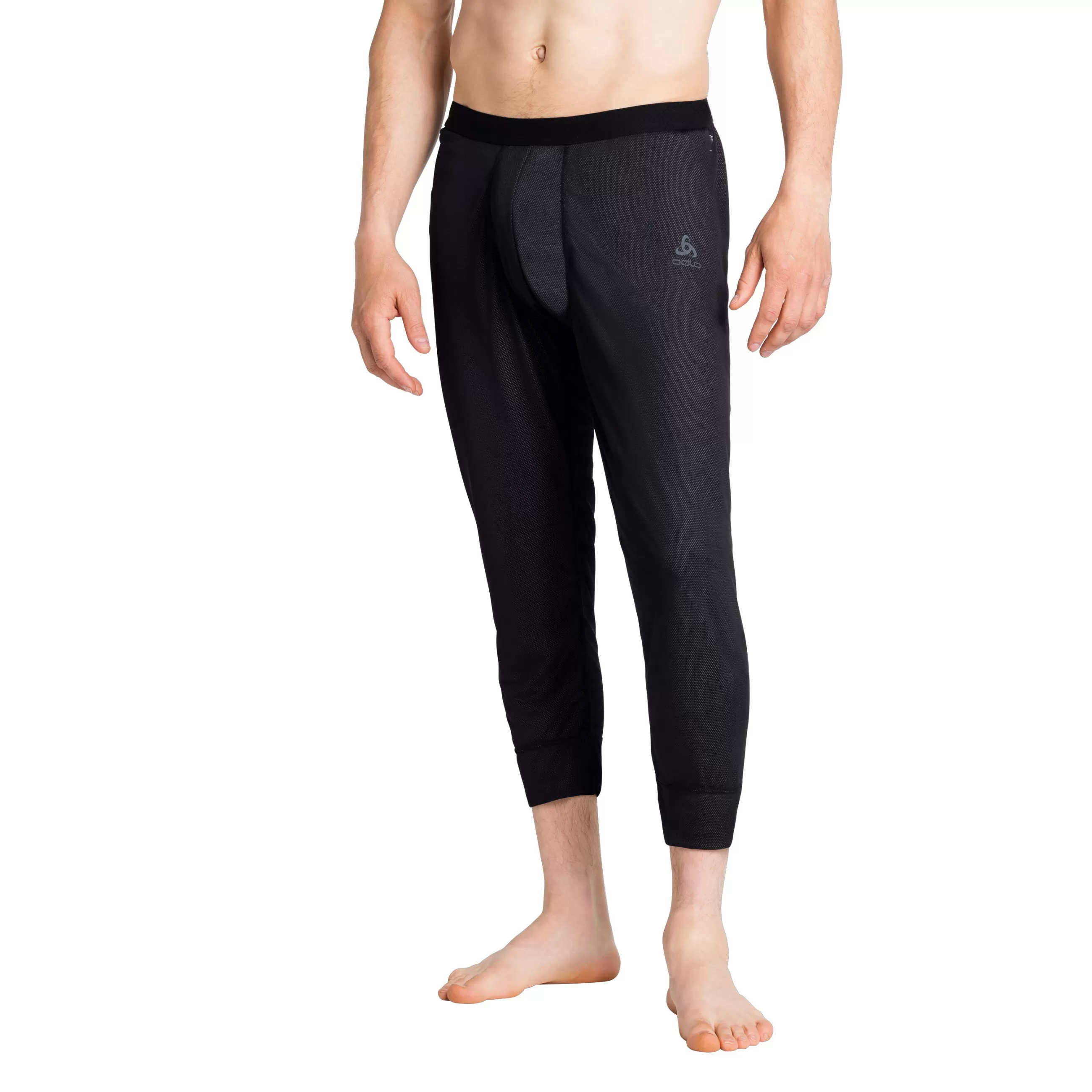 Base Layers^Odlo The Men's Active F-Dry Light Eco 3/4 Base Layer Pants Black