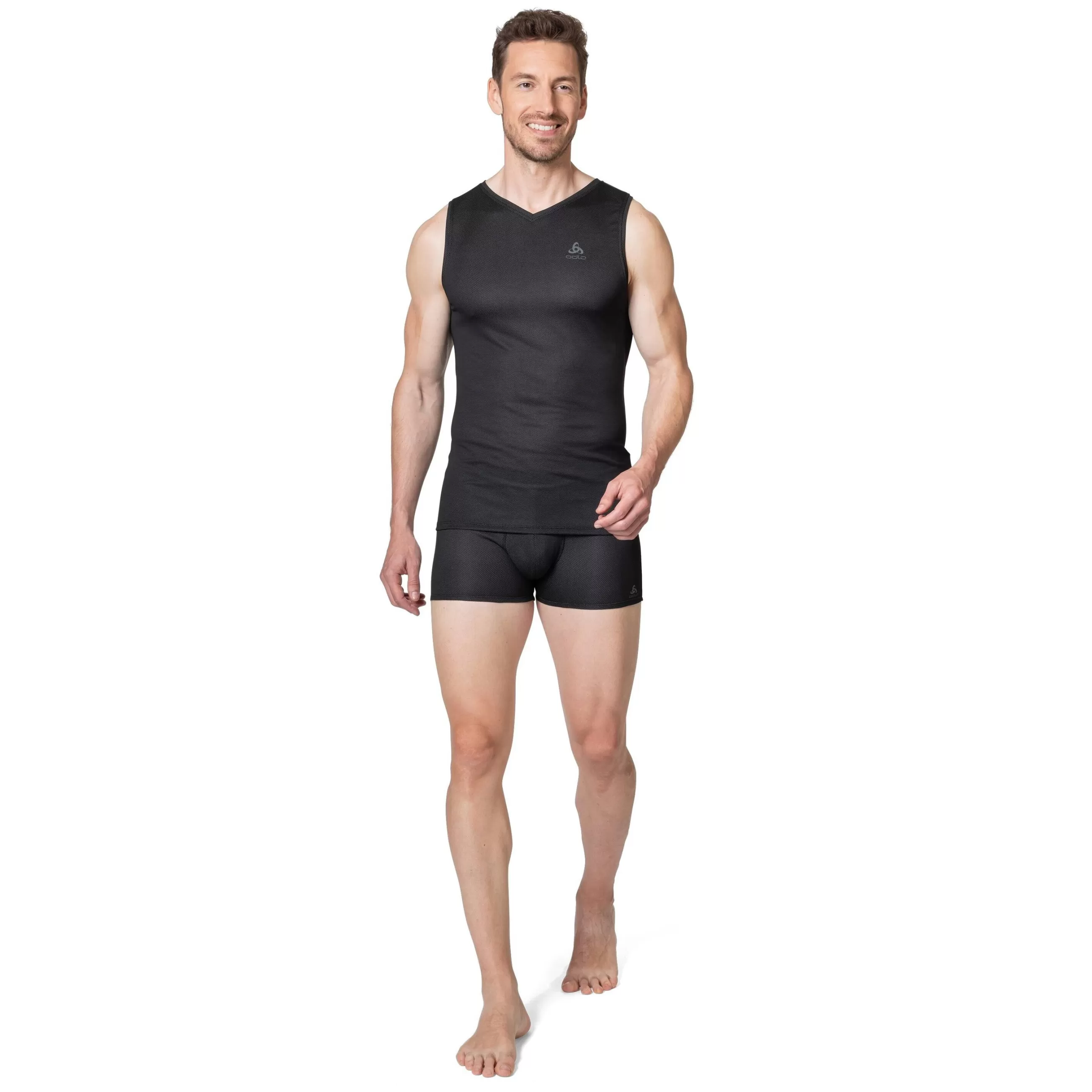 Underwear^Odlo The Men's Active F-Dry Light Eco Sports Underwear Boxer Black