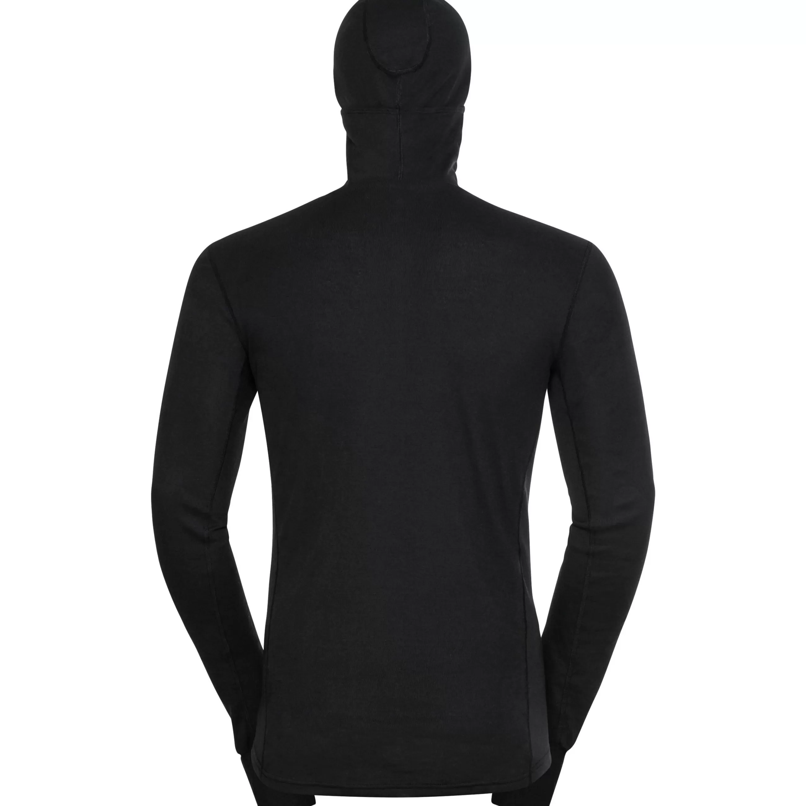 Base Layers^Odlo The Men's Active Warm Eco Base Layer Top With Facemask Black