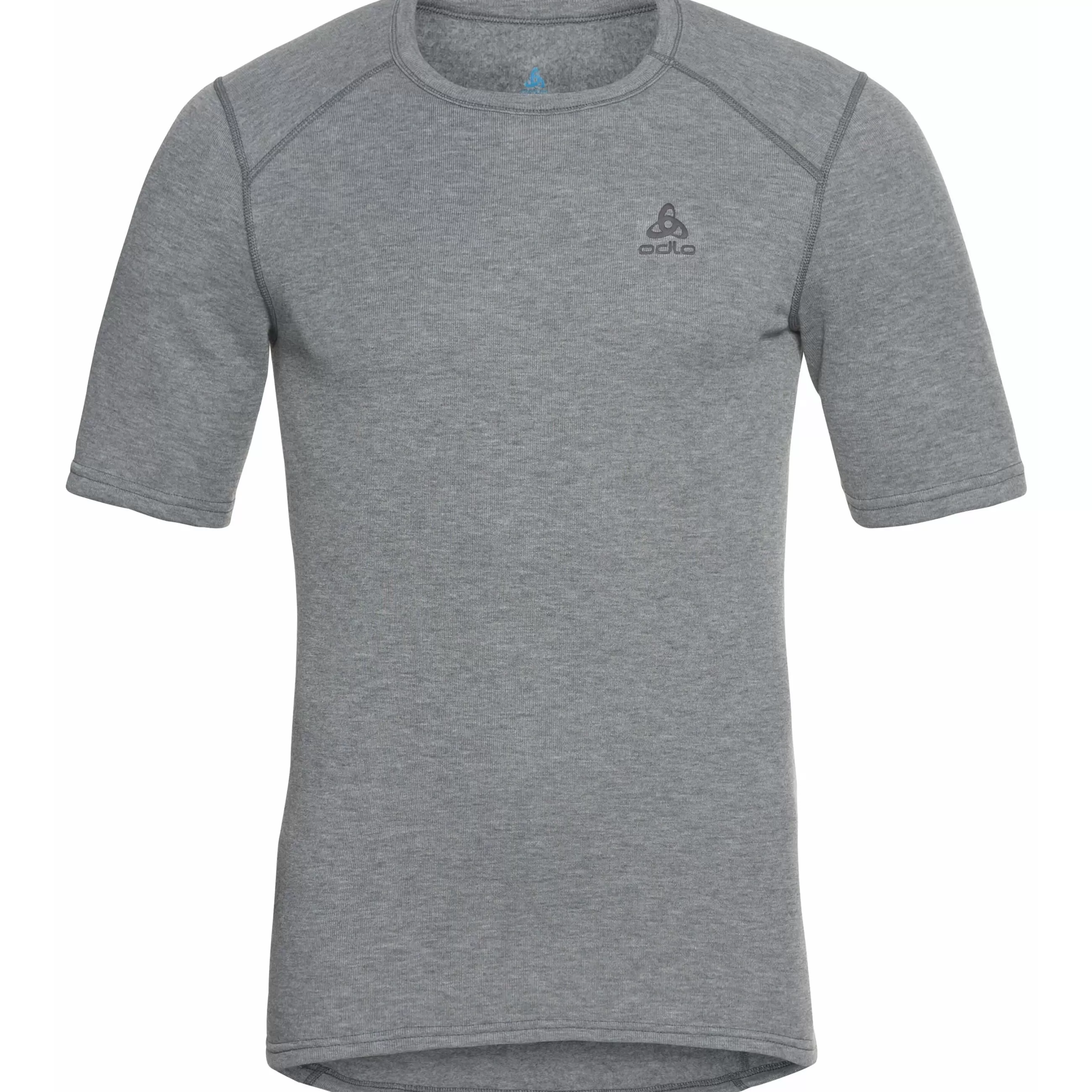 Base Layers^Odlo The Men's Active Warm Eco Base Layer T-Shirt Odlo Steel Grey Melange