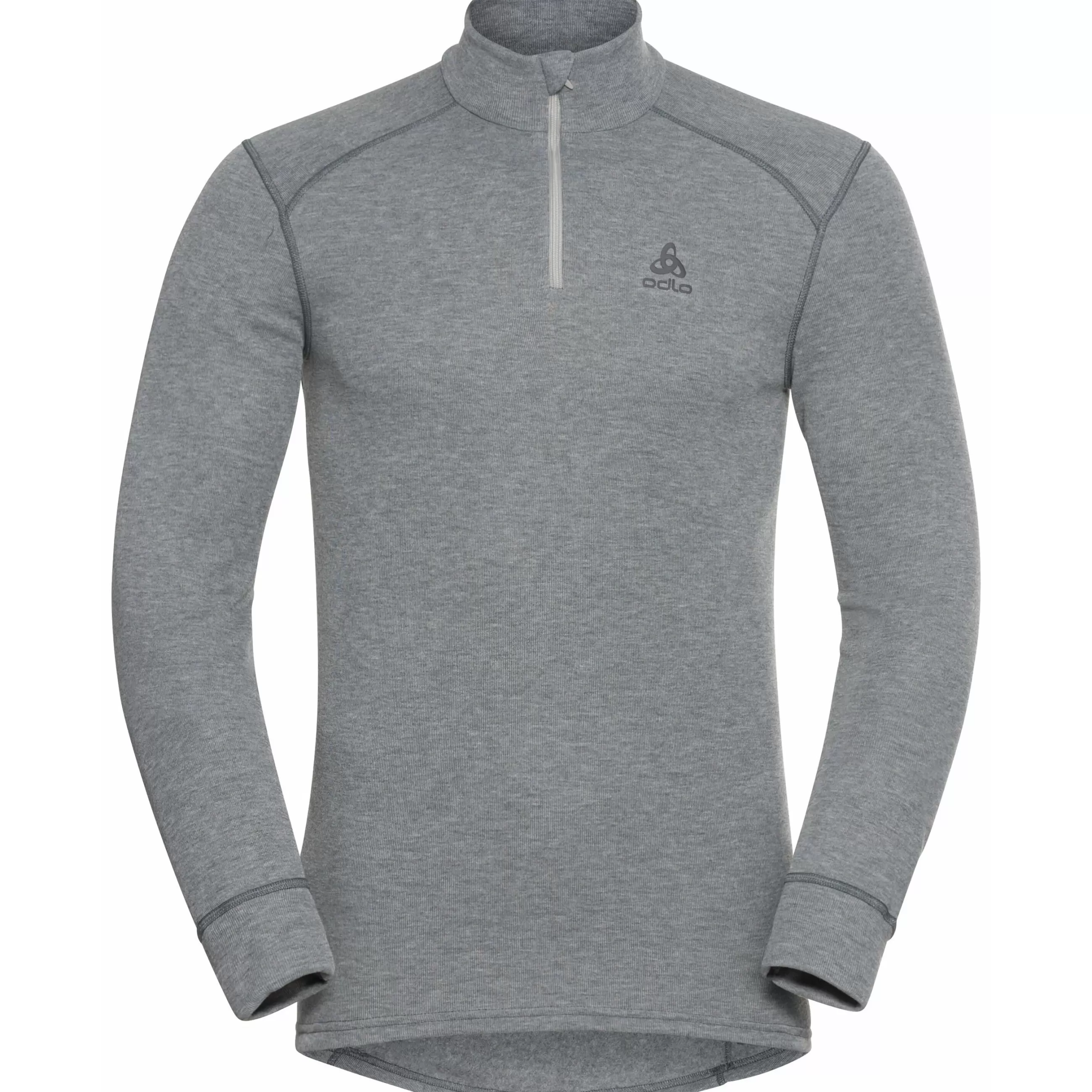 Base Layers^Odlo The Men's Active Warm Eco Half-Zip Turtleneck Base Layer Top Odlo Steel Grey Melange