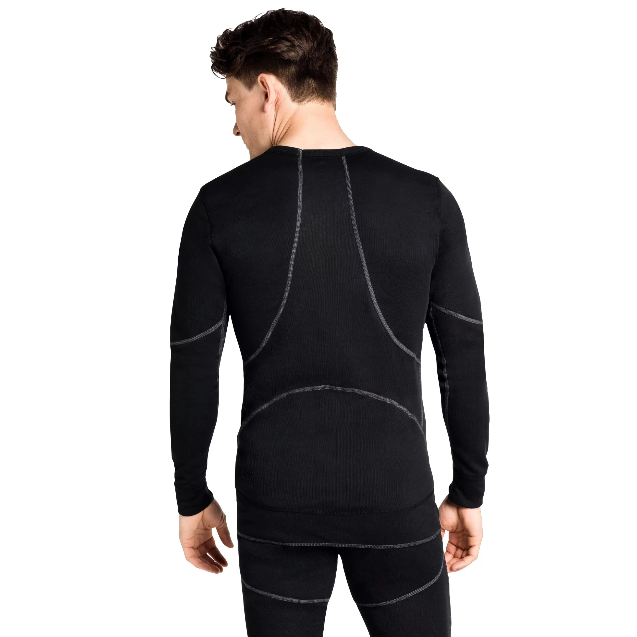 Base Layers^Odlo The Men's Active X-Warm Eco Long Sleeve Base Layer Top Black
