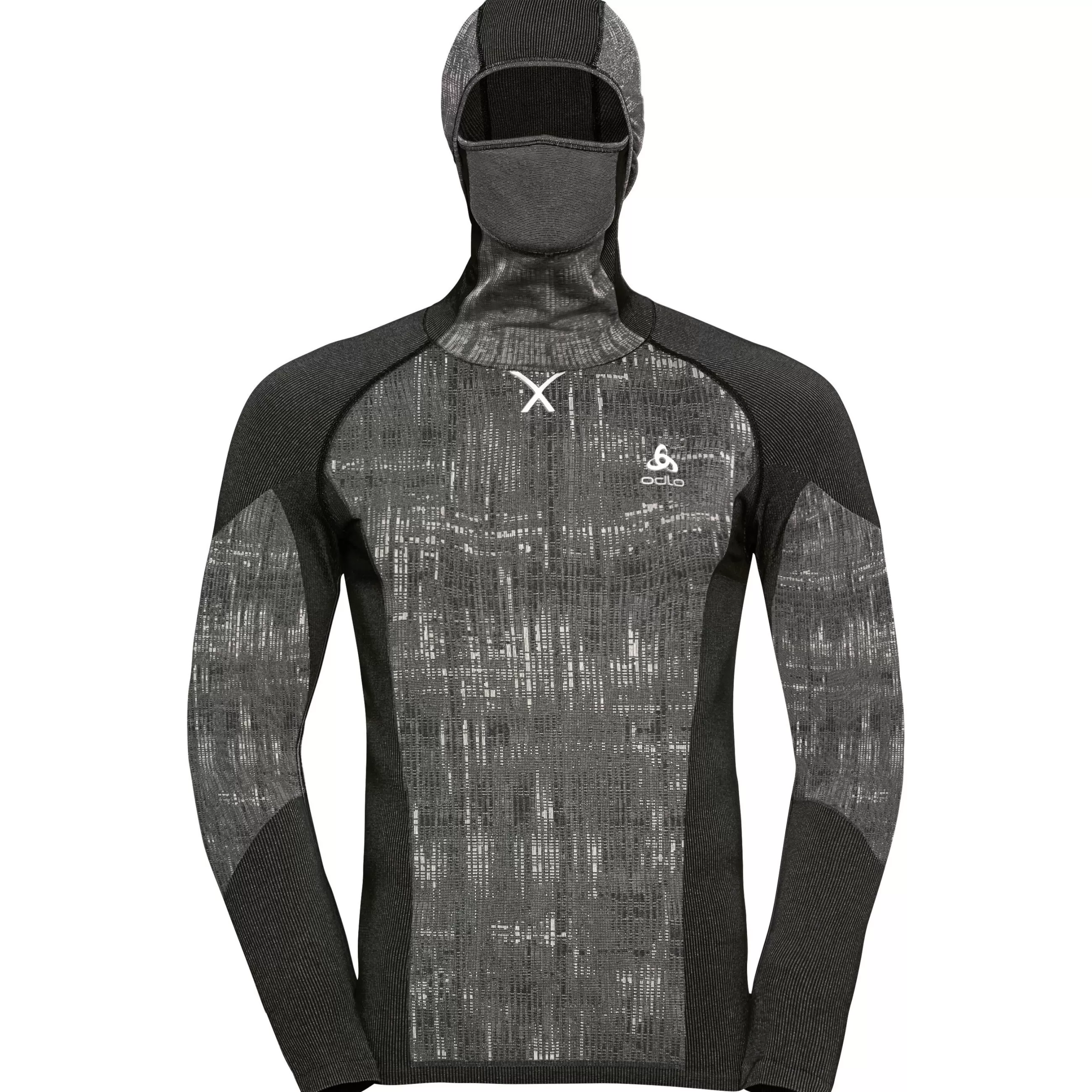 Base Layers^Odlo The Men's comb Base Layer With Facemask Black