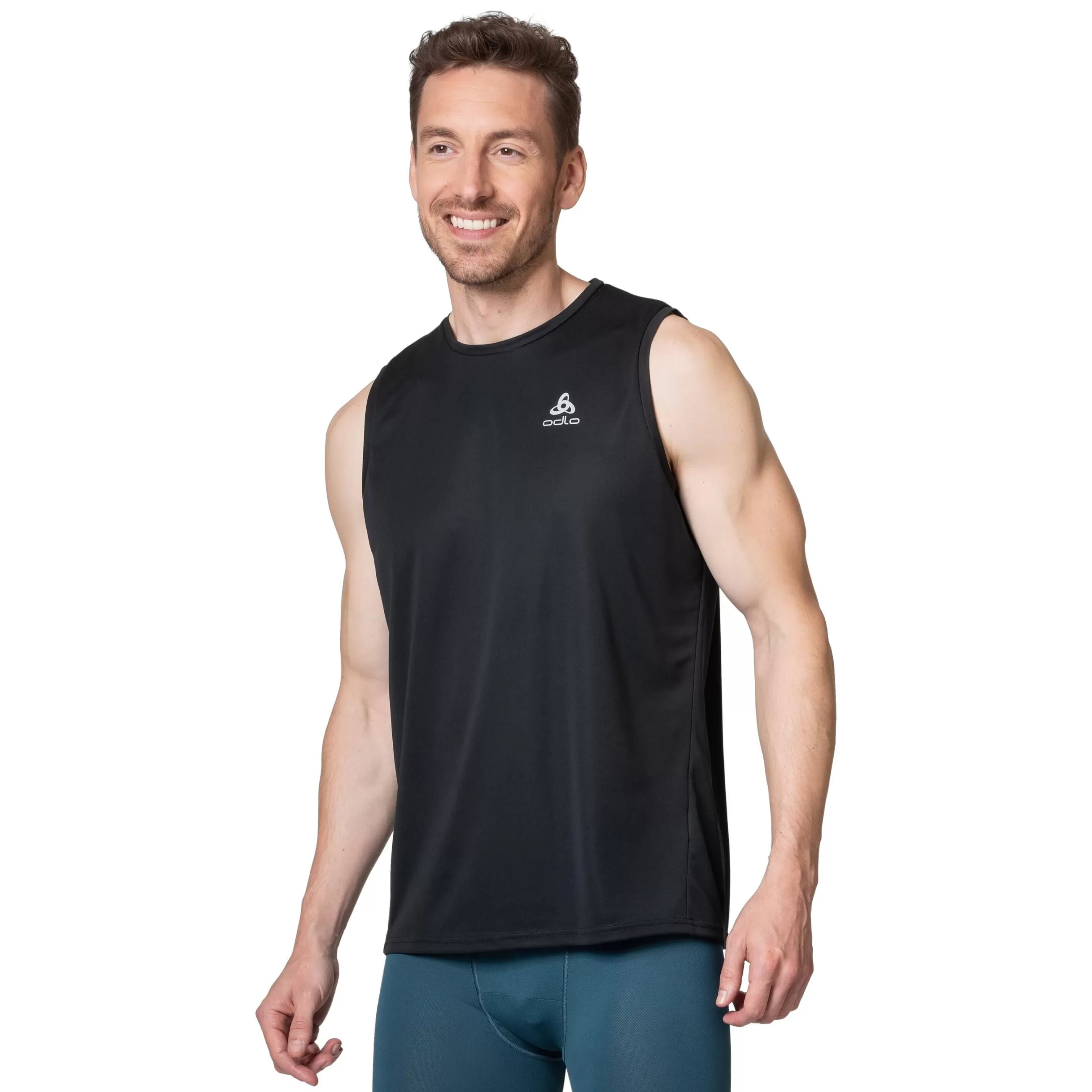 T-Shirts & Polos^Odlo The Men's Essentials Base Layer Running Singlet Black