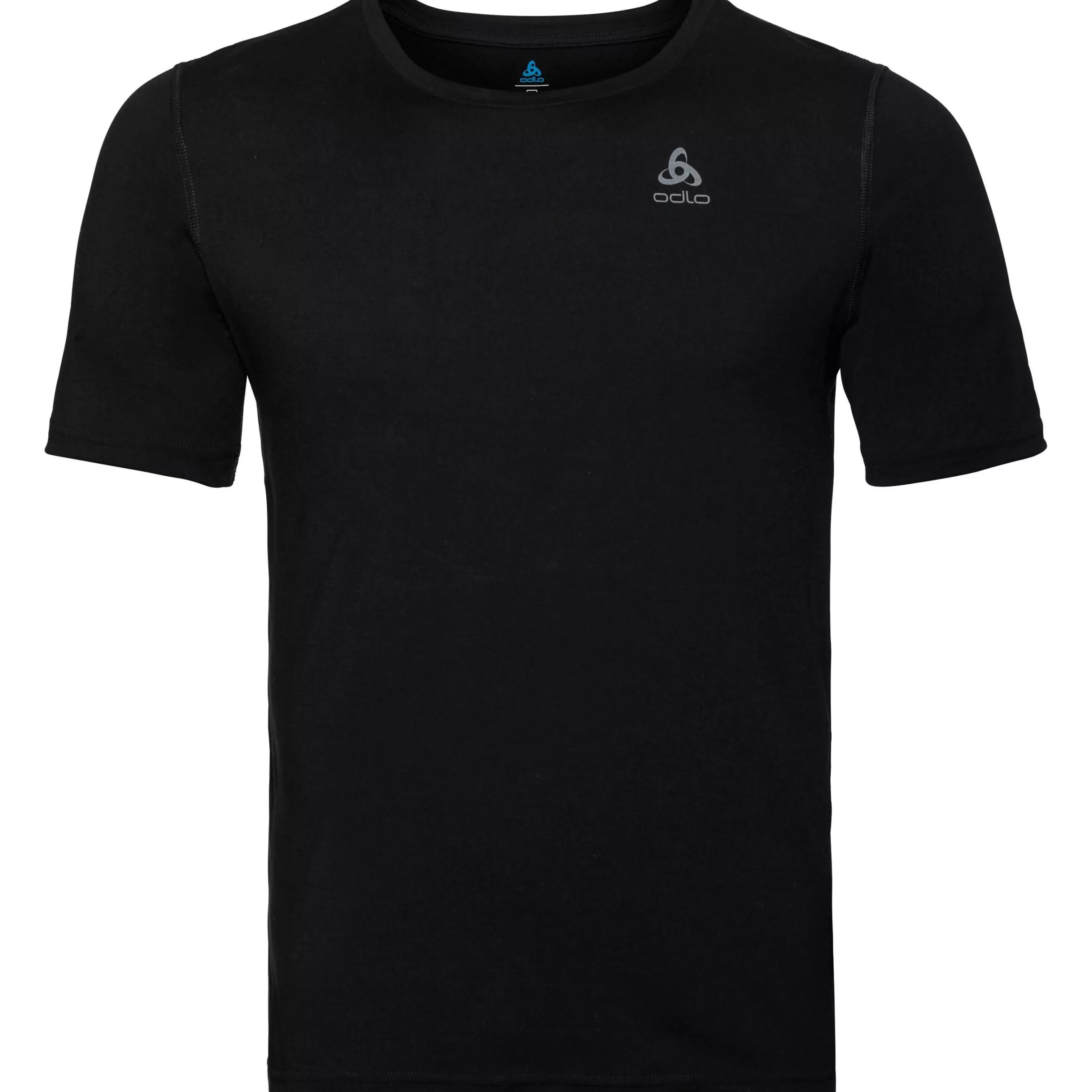 Base Layers^Odlo The Men's Natural 100% Merino Warm Base Layer T-Shirt Black - Black