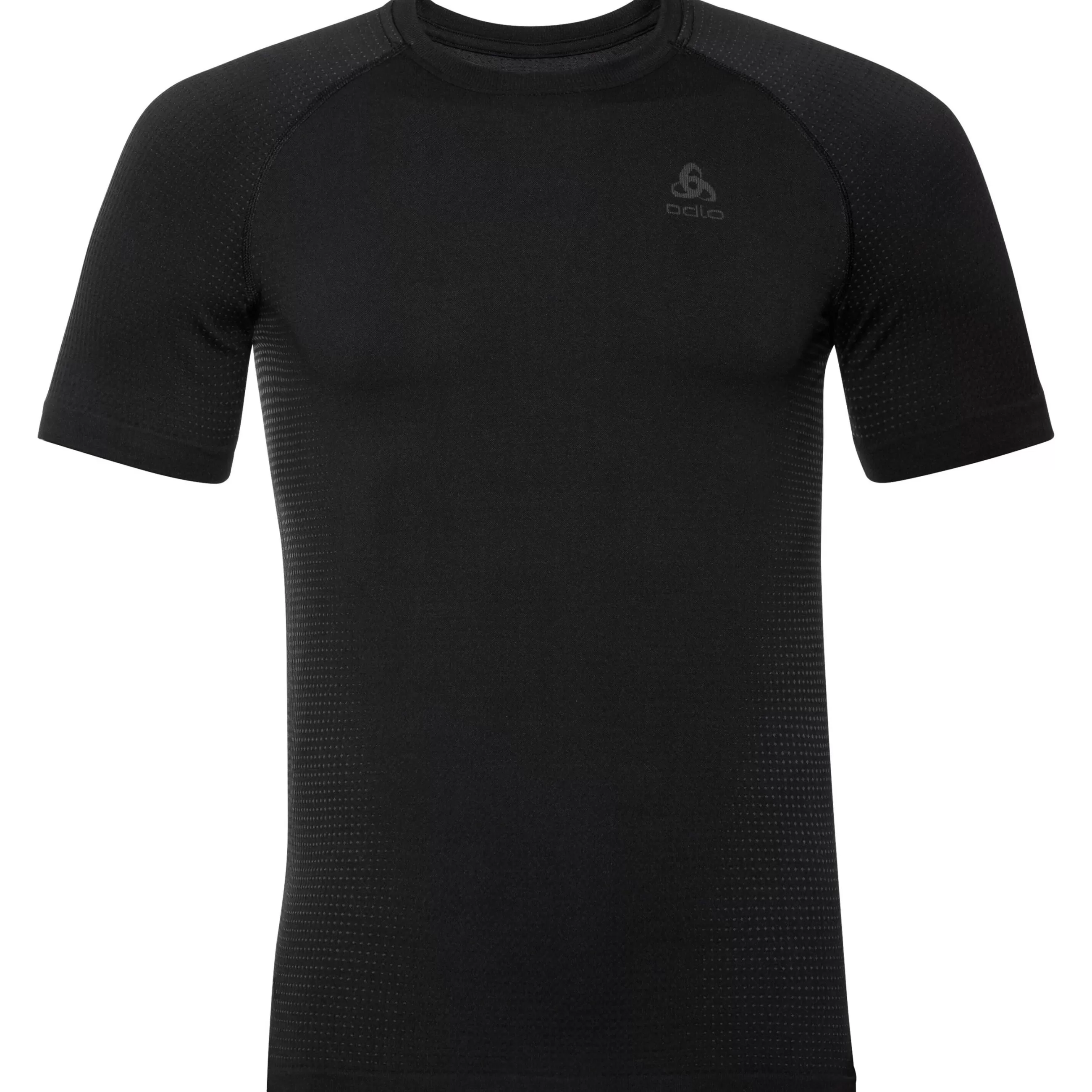 Base Layers^Odlo The Men's Performance Warm Eco Base Layer T-Shirt Black - New Odlo Graphite Grey