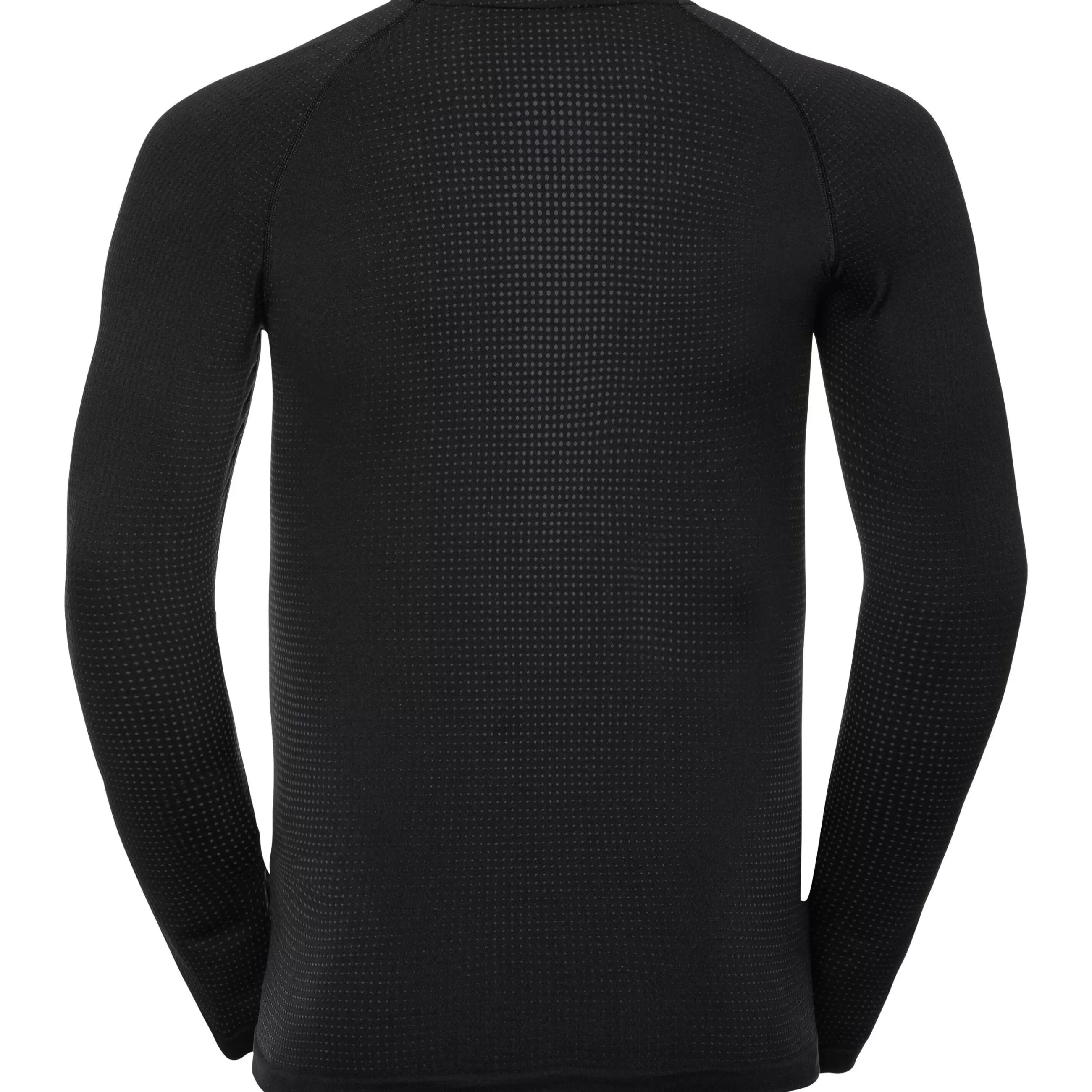 Base Layers^Odlo The Men's Performance Warm Eco Long Sleeve Base Layer Top Black - New Odlo Graphite Grey