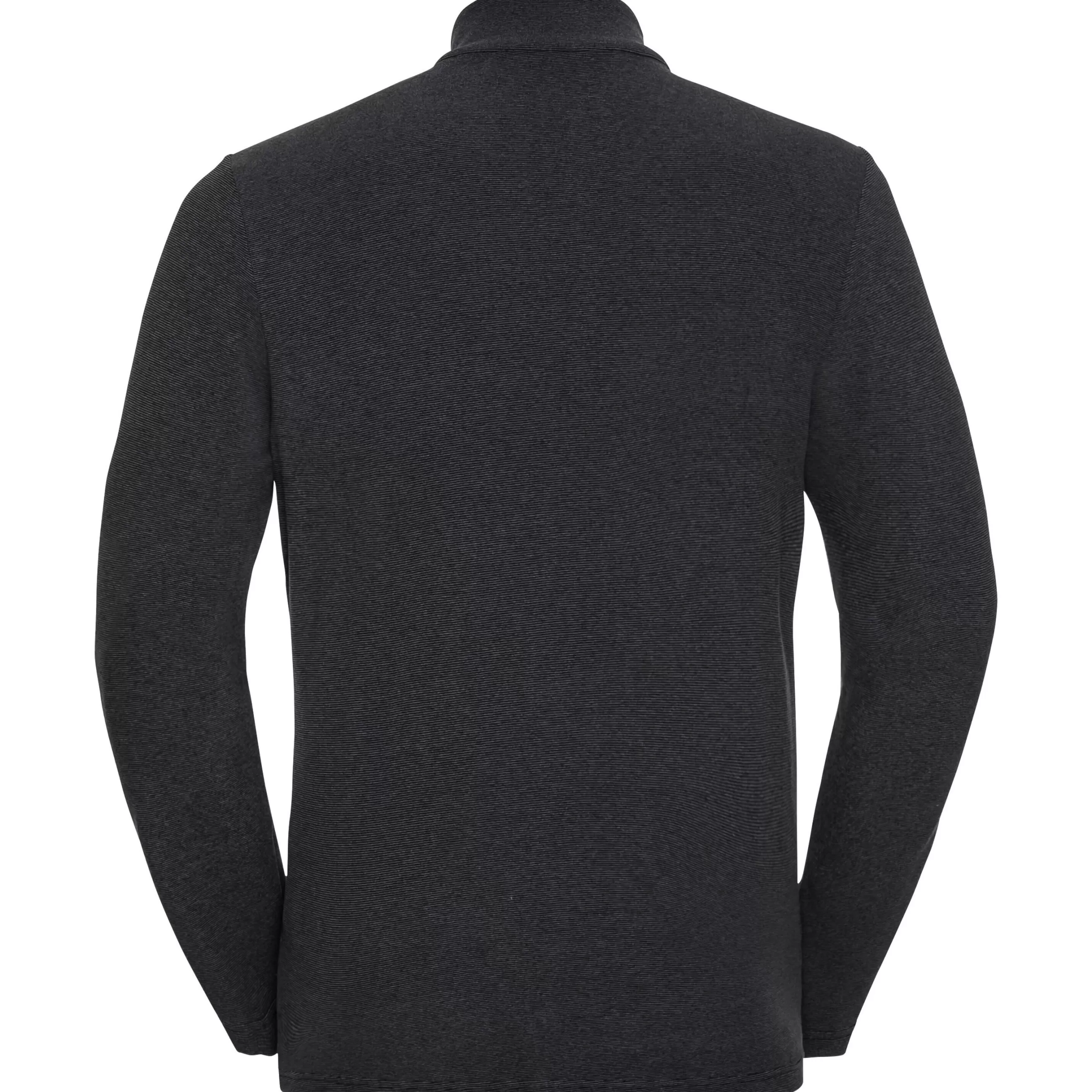 Mid Layers & Longsleeves^Odlo The Men's Roy Half-Zip Mid Layer Shale Grey - Black Stripes