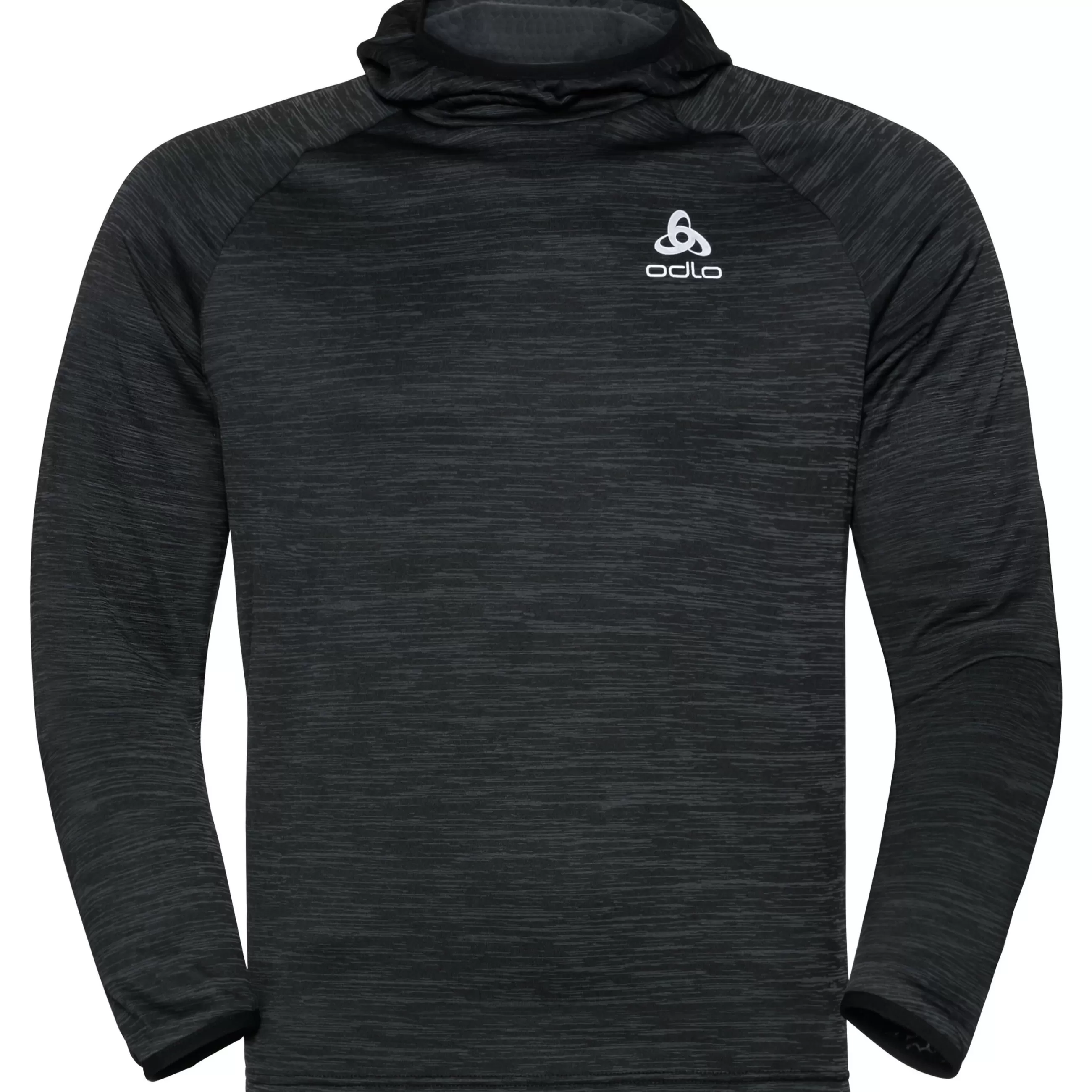 Mid Layers & Longsleeves^Odlo The Men's Run Easy Mid Layer Hoody Black Melange