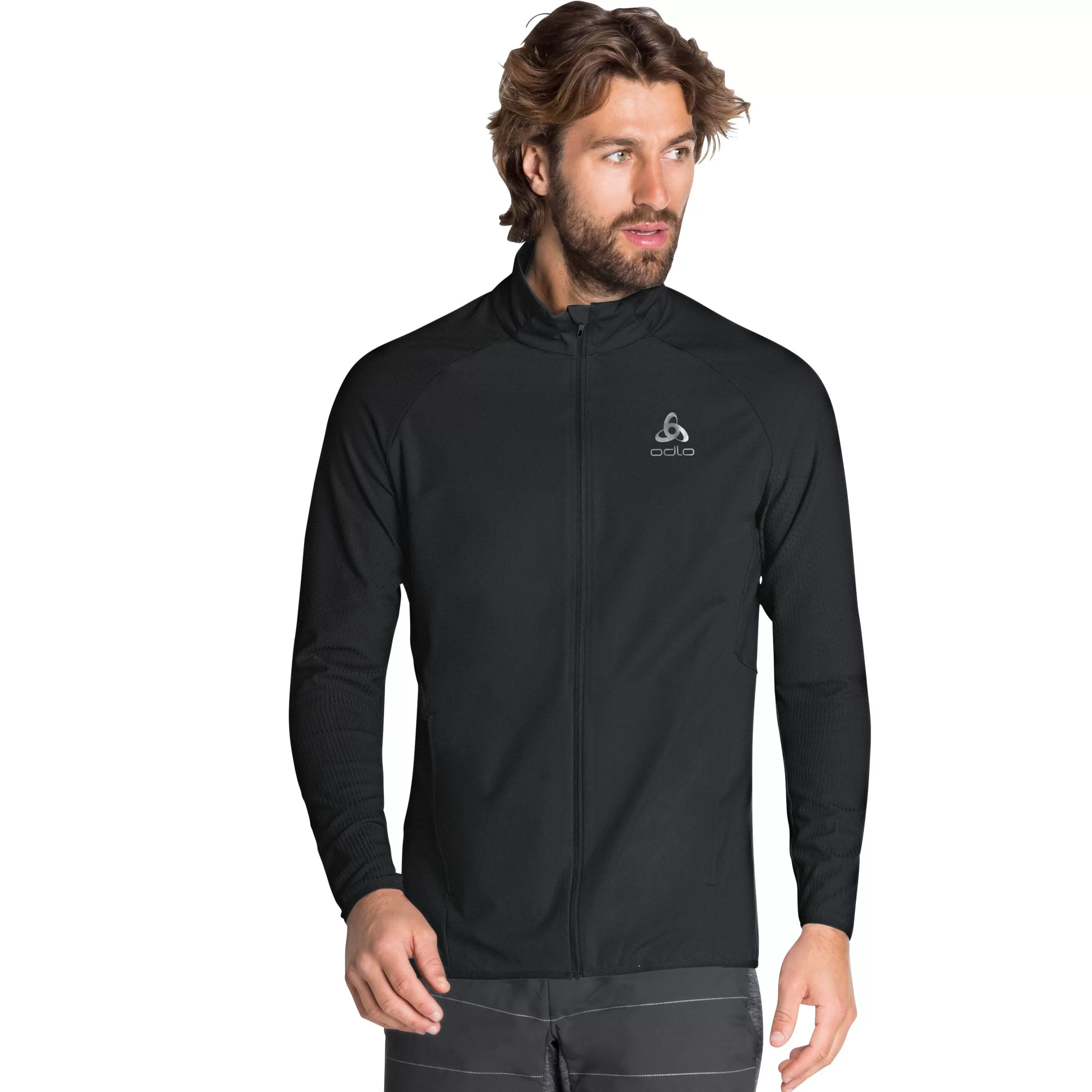 Jackets & Vests^Odlo The Men's Zeroweight Warm Hybrid Running Jacket Black