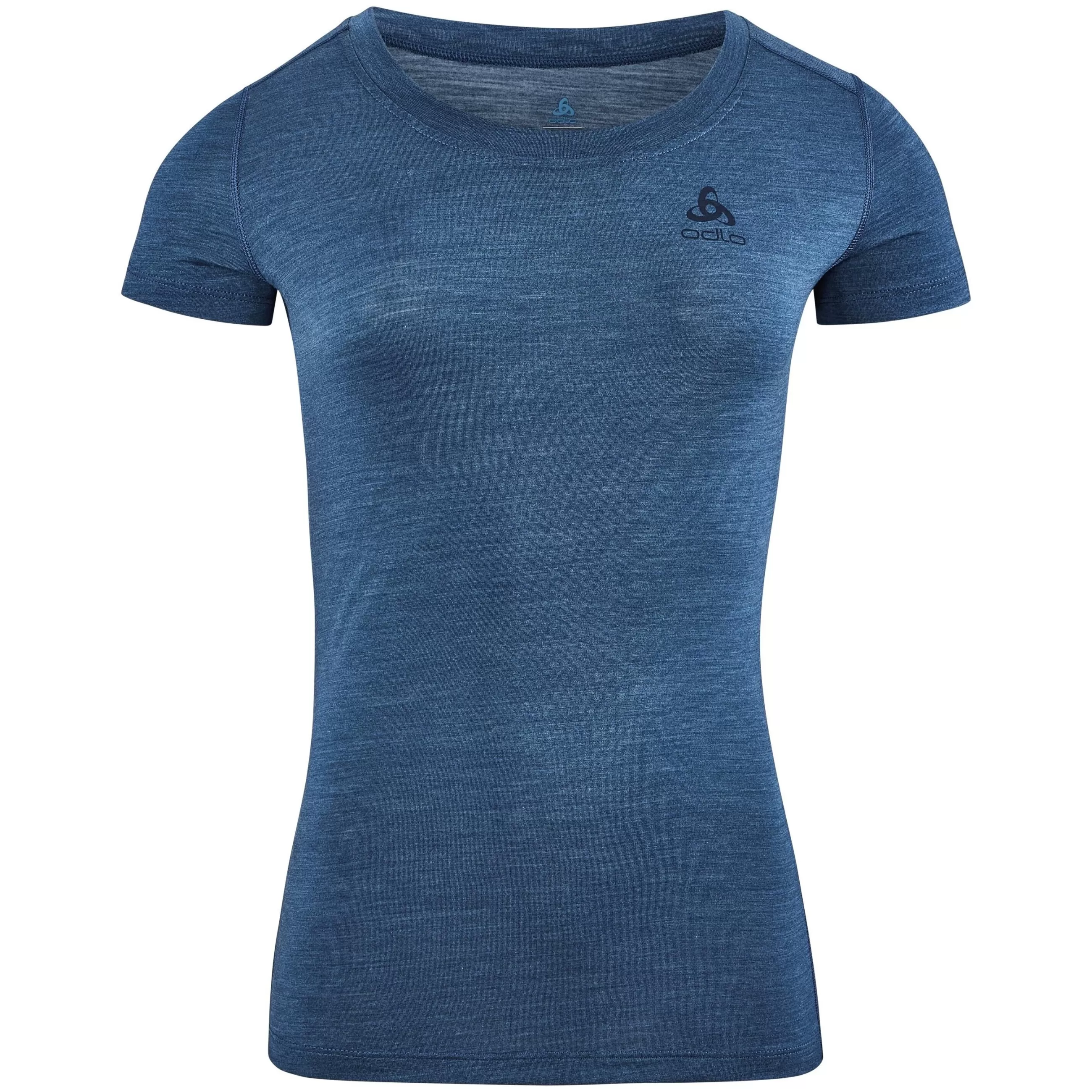 Base Layers^Odlo The Natural Performance Wool 130 Base Layer T-Shirt Blue Wing Teal Melange