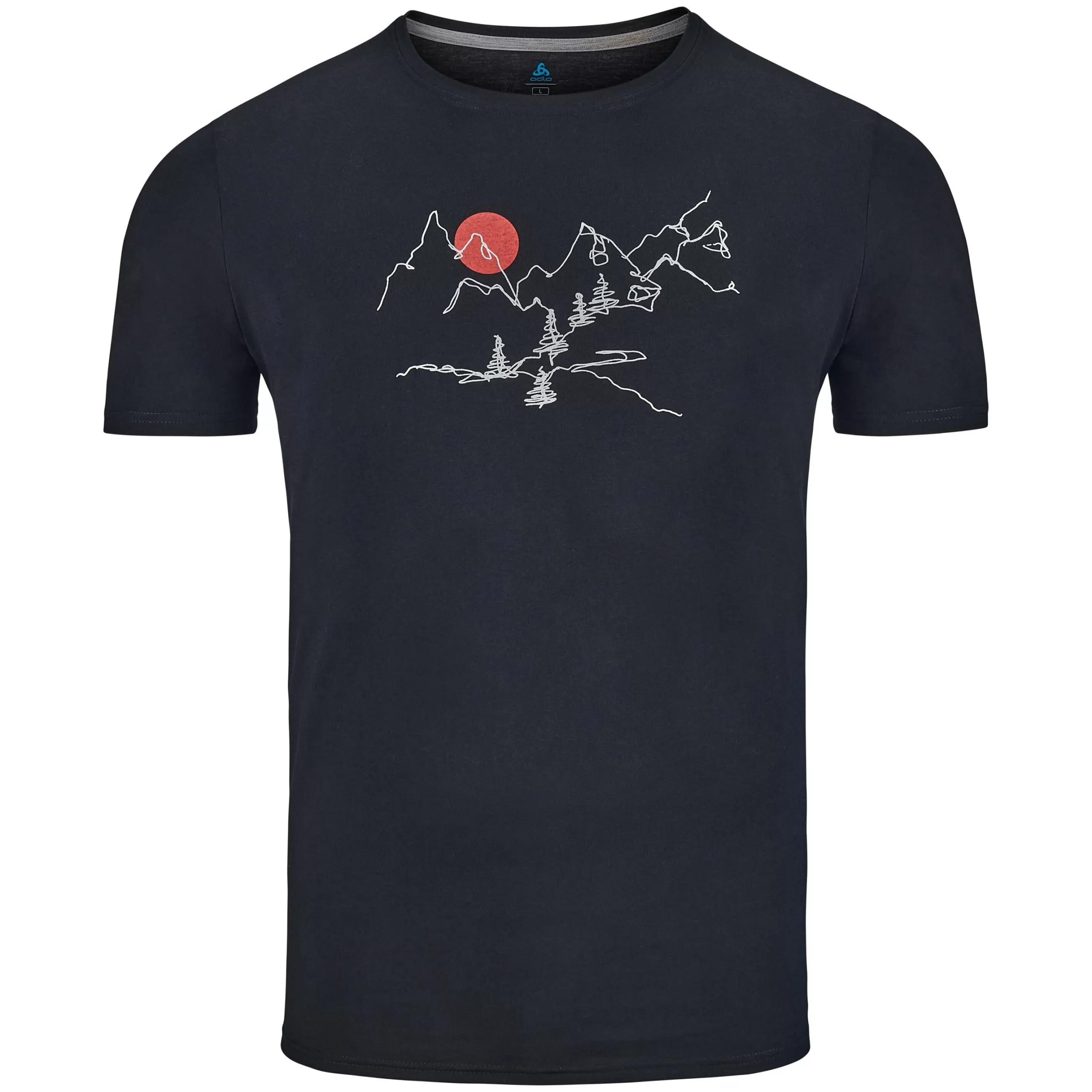 T-Shirts & Polos^Odlo The Nikko Landscape T-Shirt Black