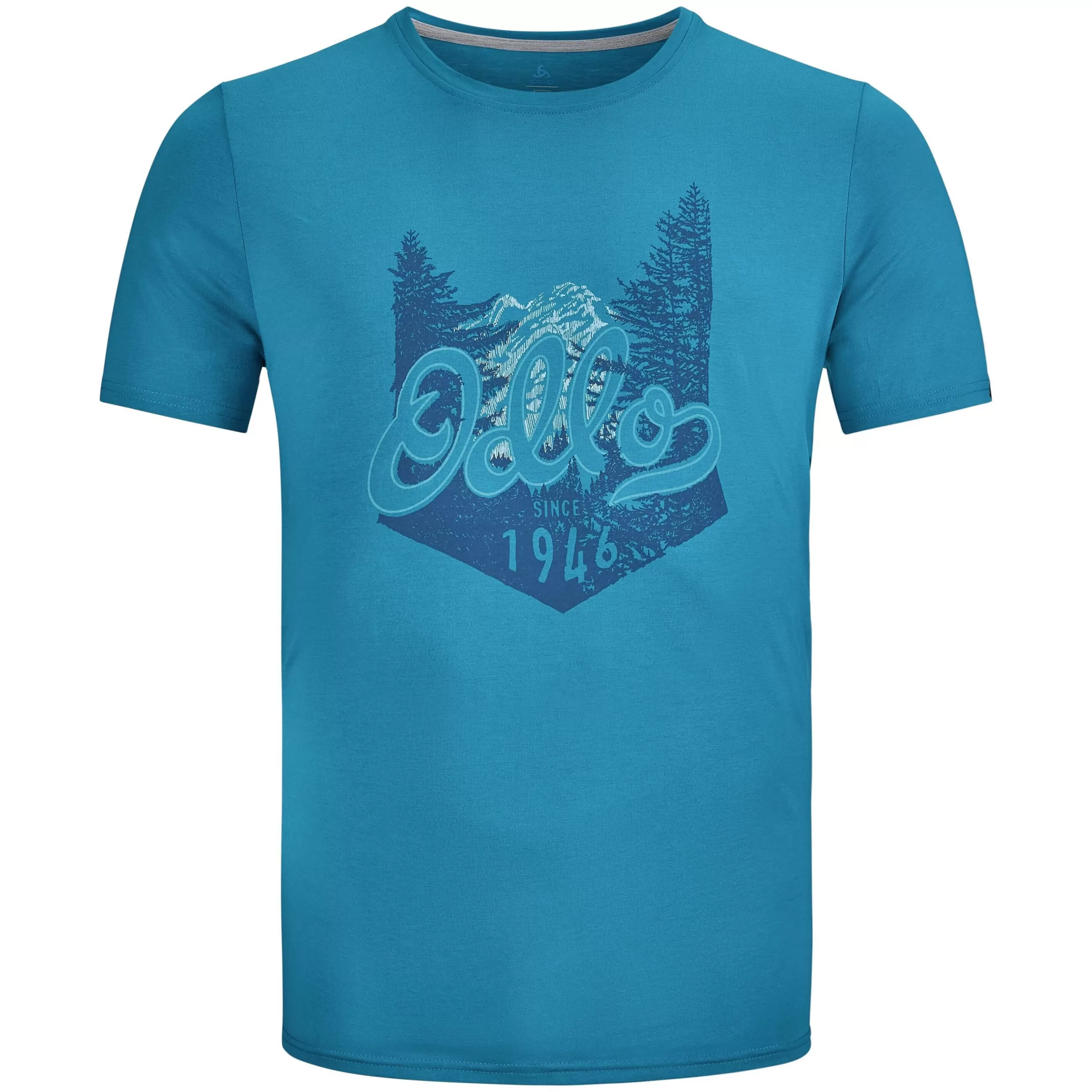 T-Shirts & Polos^Odlo The Nikko Logo T-Shirt Saxony Blue