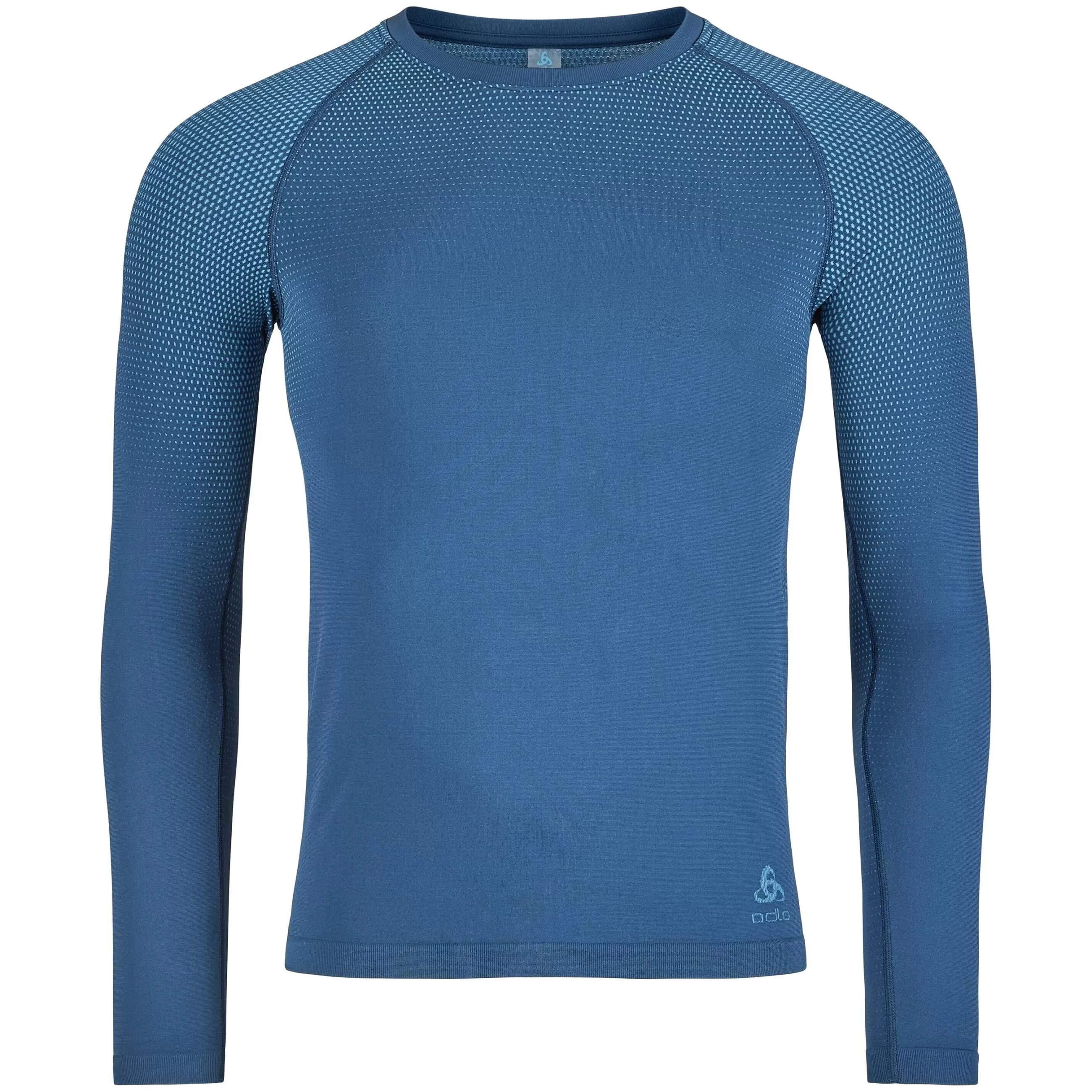 Base Layers^Odlo The Performance Light Eco Long Sleeve T-Shirt Blue Wing Teal - Saxony Blue