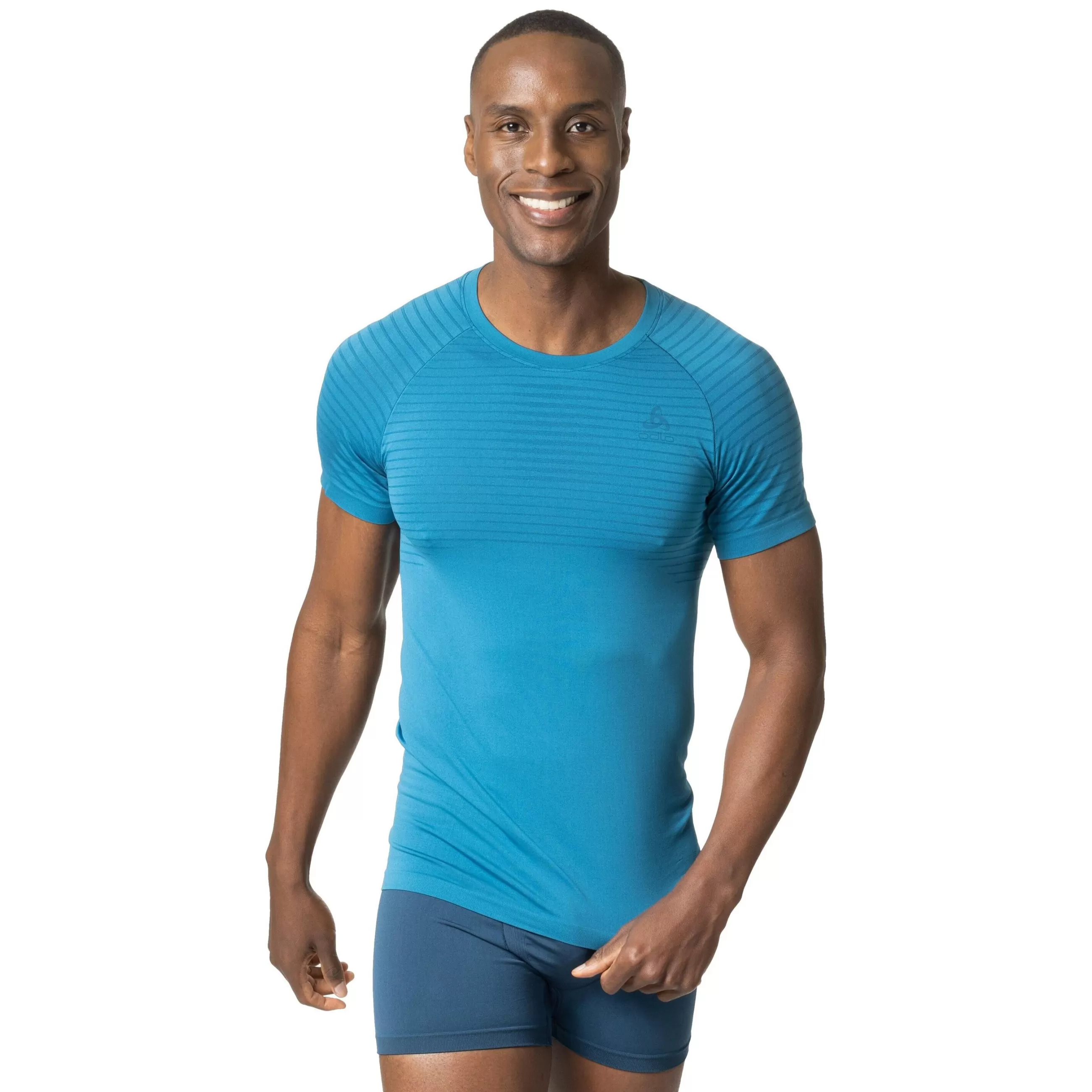 Base Layers^Odlo The Performance X-Light Eco Short Sleeve Base Layer Saxony Blue