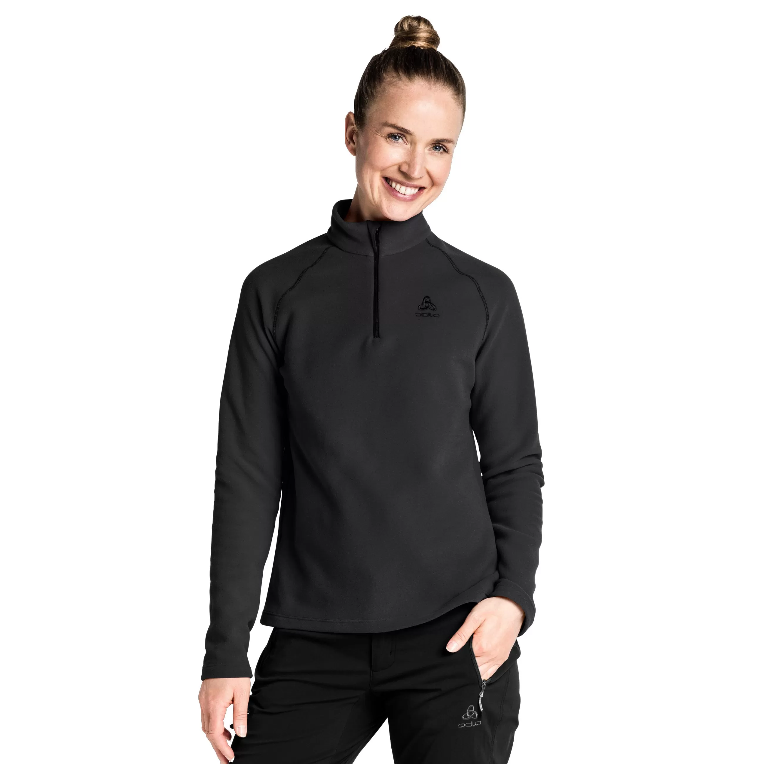 Mid Layers & Longsleeves^Odlo The Rigi Half-Zip Mid Layer Black