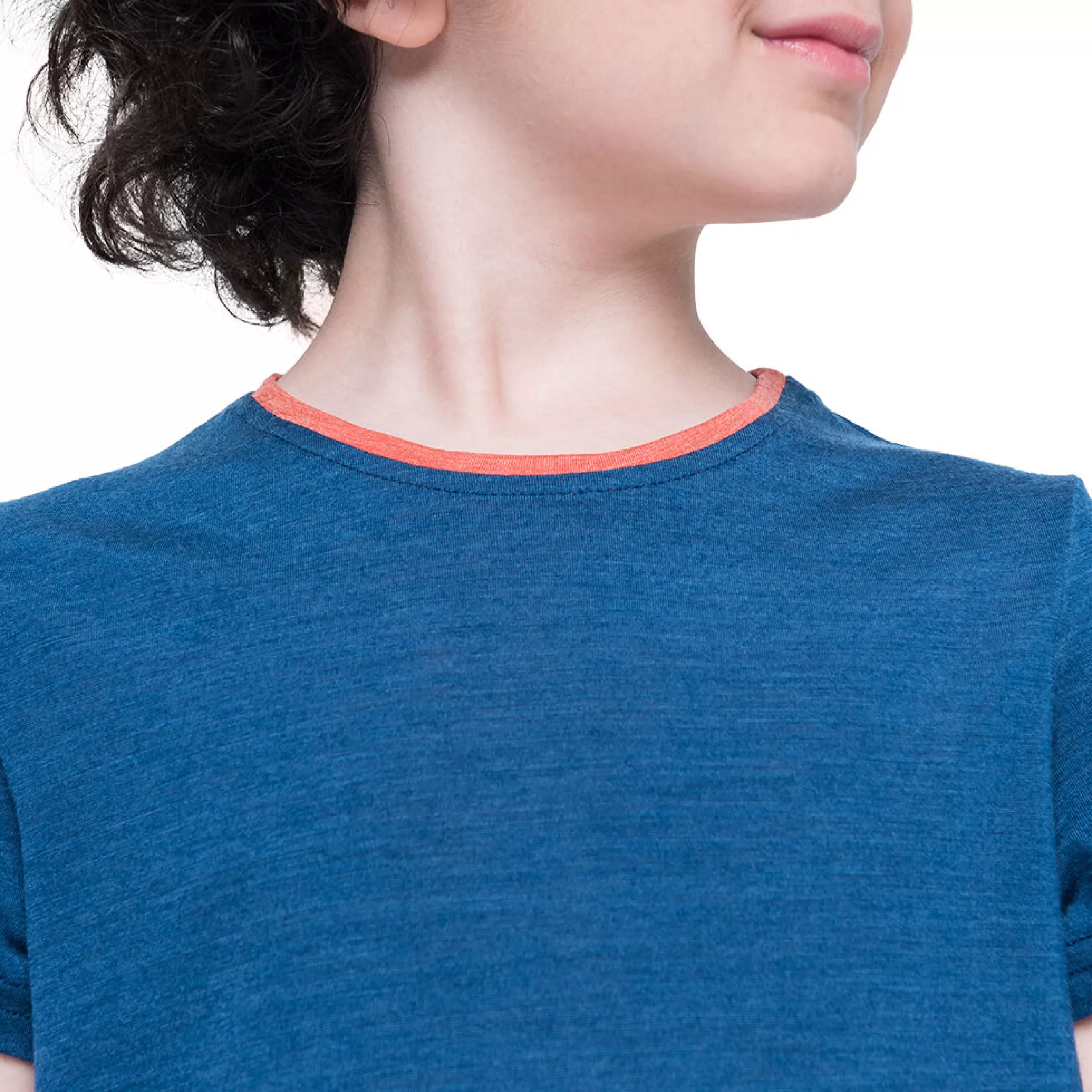 Clothing^Odlo The Weact Kids' Collection Concord Merino Print T-Shirt Estate Blue - Graphic Bear